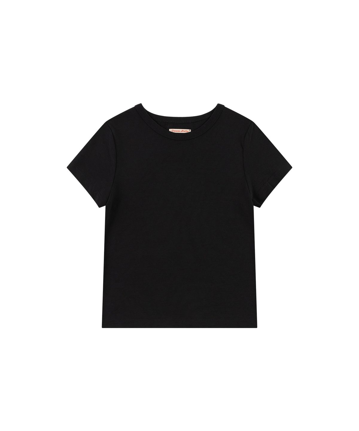 반원 아틀리에(VANONE ATELIER) A3595 에센셜 슬림핏 티셔츠_Black