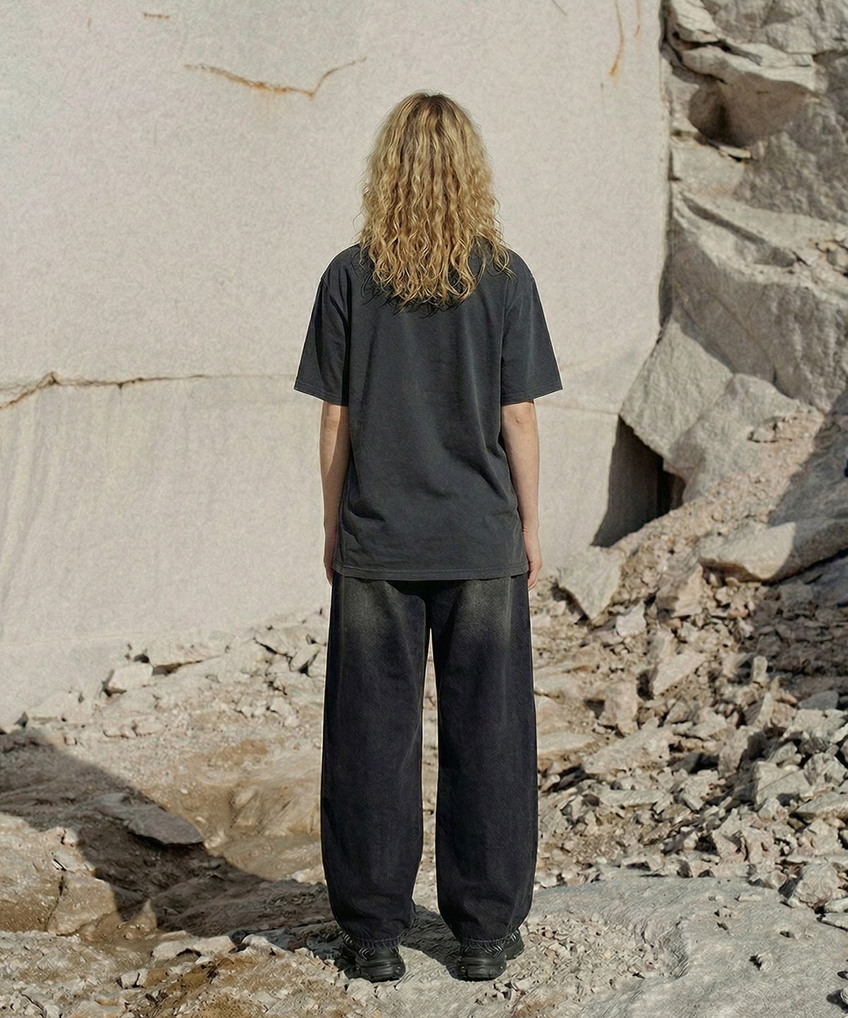 블로우(BLOW) PIGMENT_NINE9LIVES T-SHIRT [DEEP NAVY]