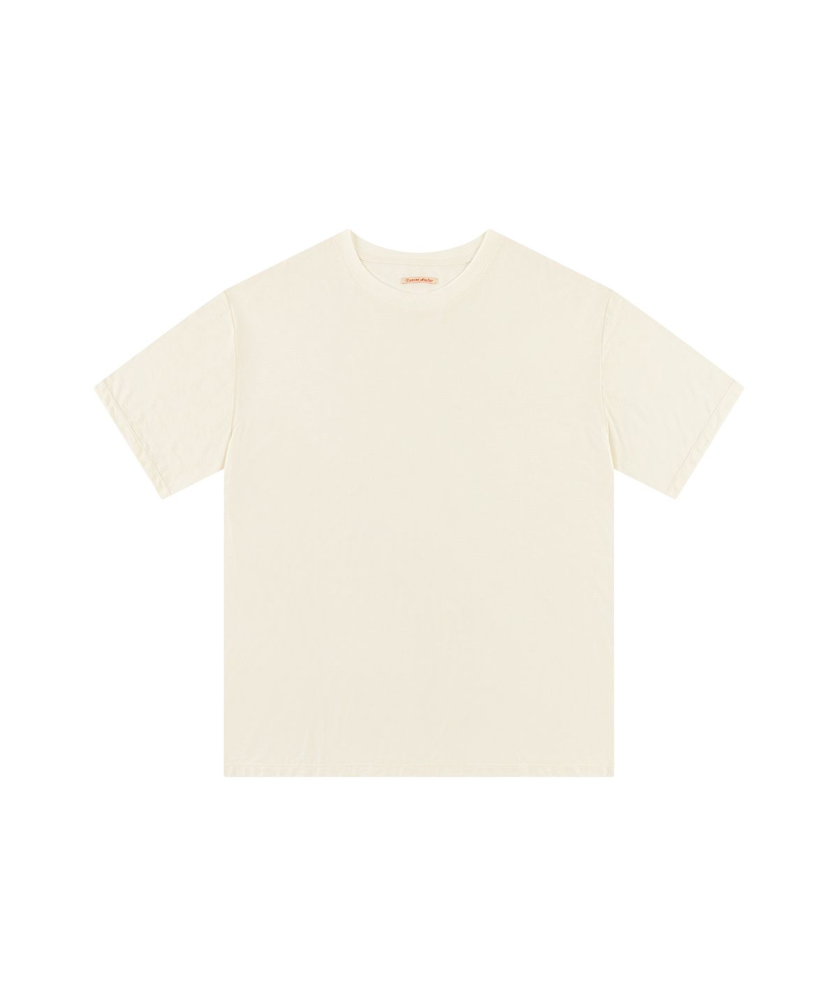 반원 아틀리에(VANONE ATELIER) A3598 에센셜 오버핏 티셔츠_Cream