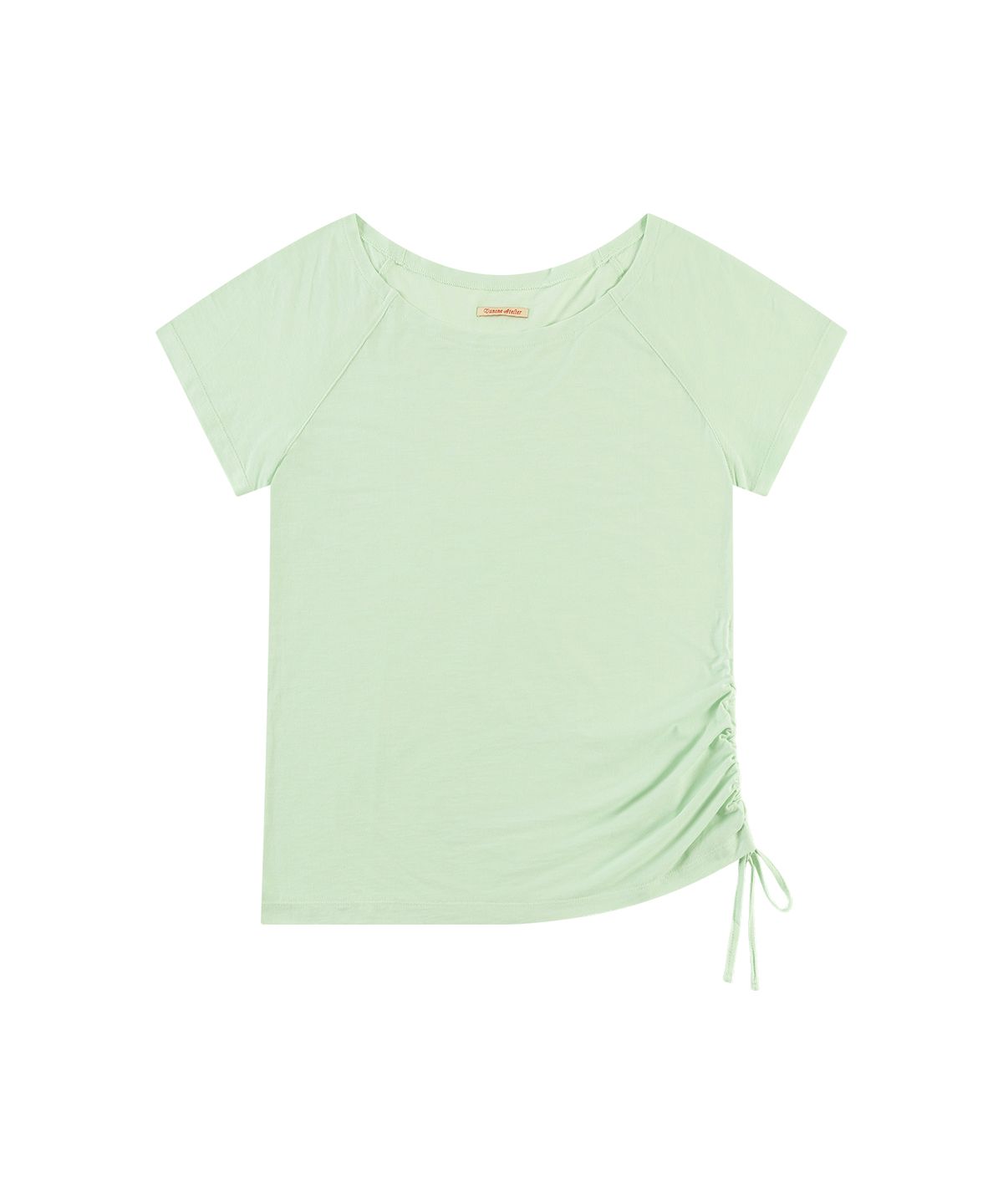 반원 아틀리에(VANONE ATELIER) A3602 오프 숄더 티셔츠_Mint