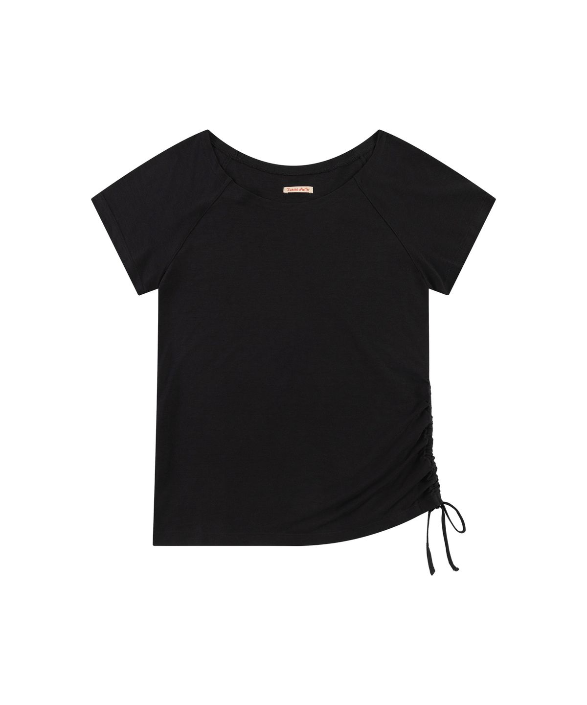 반원 아틀리에(VANONE ATELIER) A3602 오프 숄더 티셔츠_Black