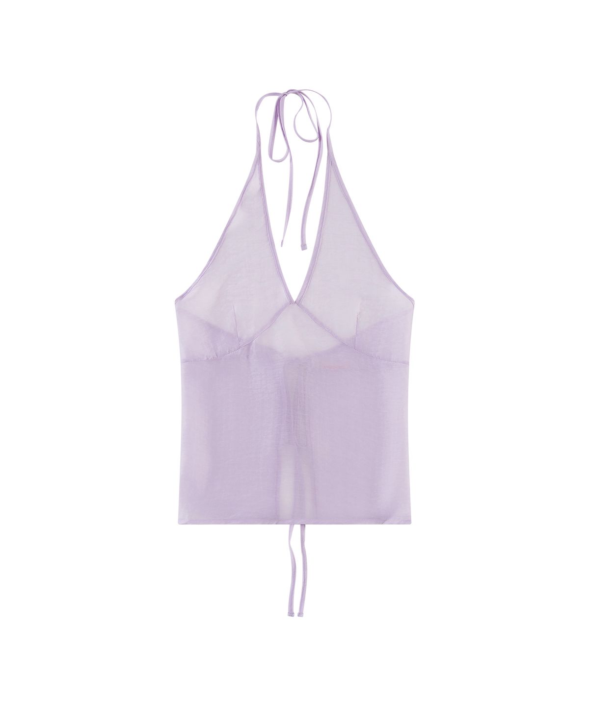 반원 아틀리에(VANONE ATELIER) A3603 시폰 슬리브리스_Purple