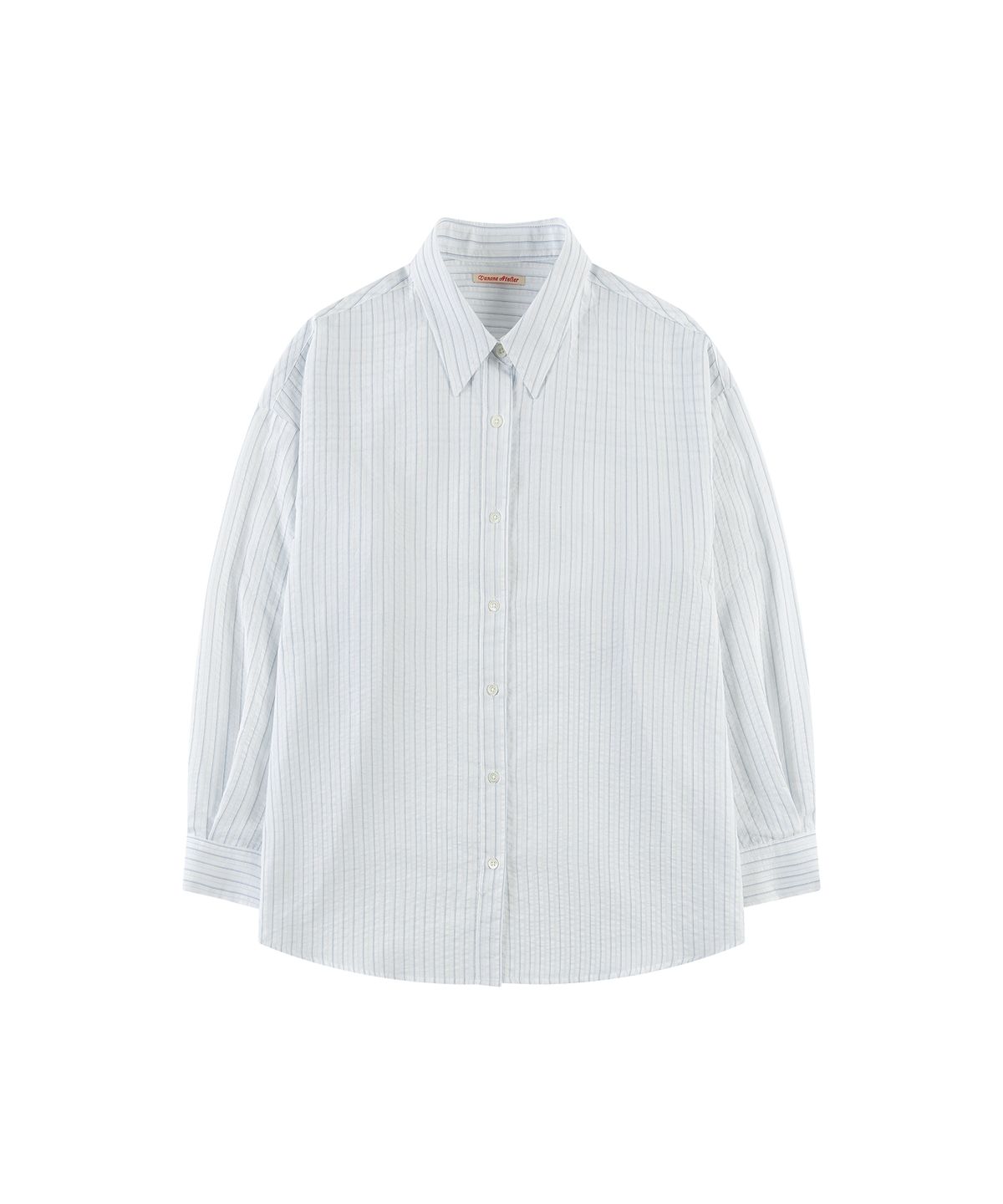 반원 아틀리에(VANONE ATELIER) A3620 에어리 스트라이프 셔츠_White