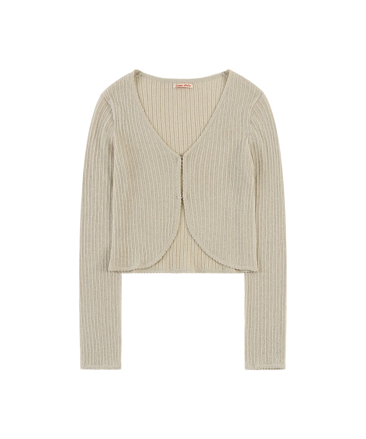 반원 아틀리에(VANONE ATELIER) KN4293 볼레로 니트 카디건_Beige