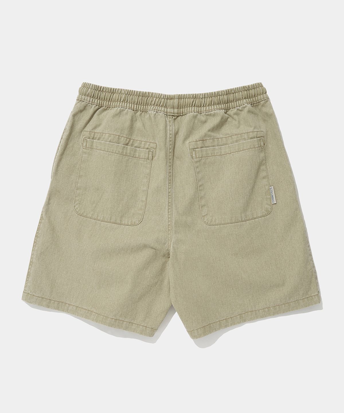 컬럼비아 유니버시티(COLUMBIA UNIVERSITY) TAIL LOGO PINTUCK WASHED TWILL SHORTS PANTS_BEIGE