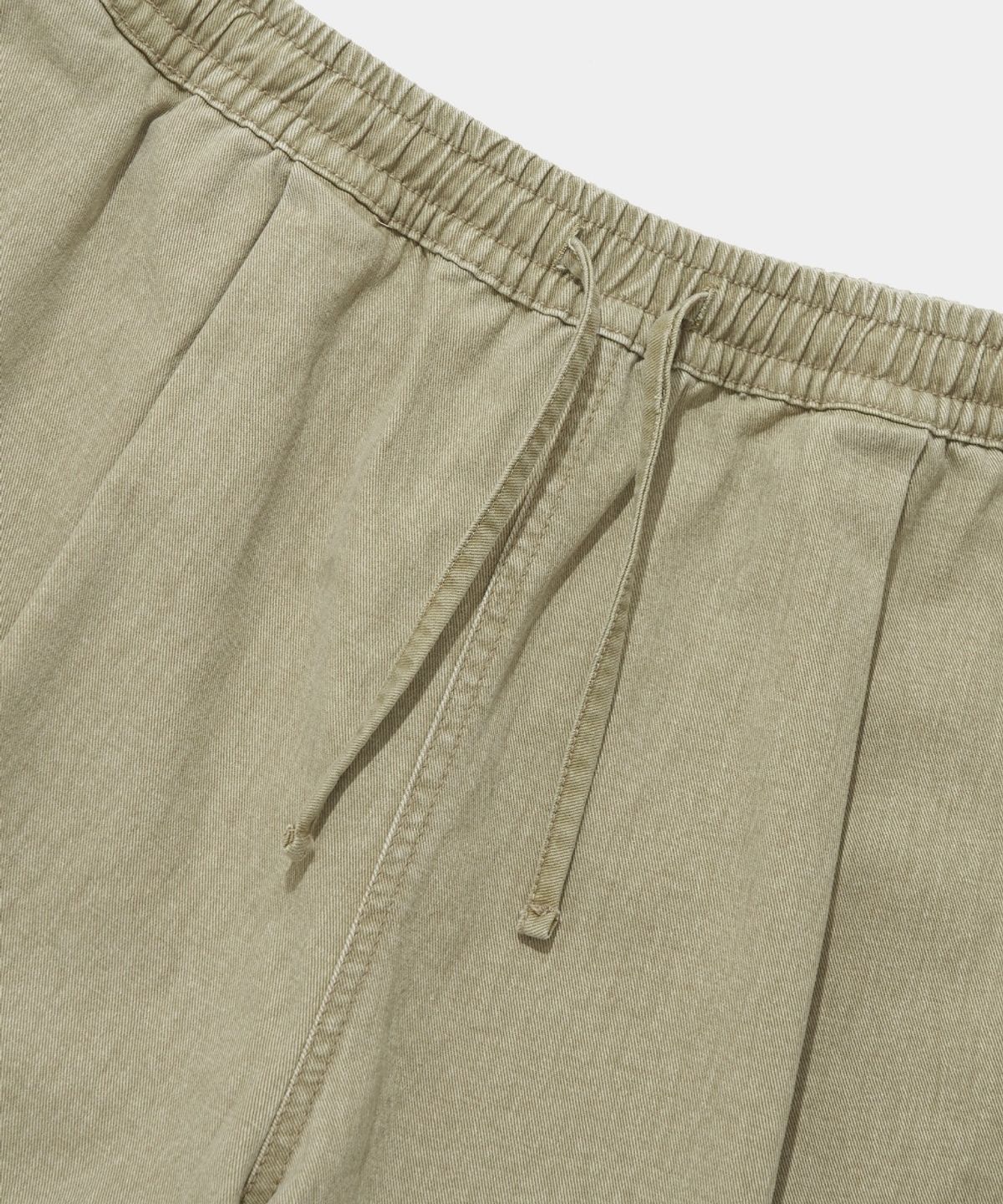 컬럼비아 유니버시티(COLUMBIA UNIVERSITY) TAIL LOGO PINTUCK WASHED TWILL SHORTS PANTS_BEIGE