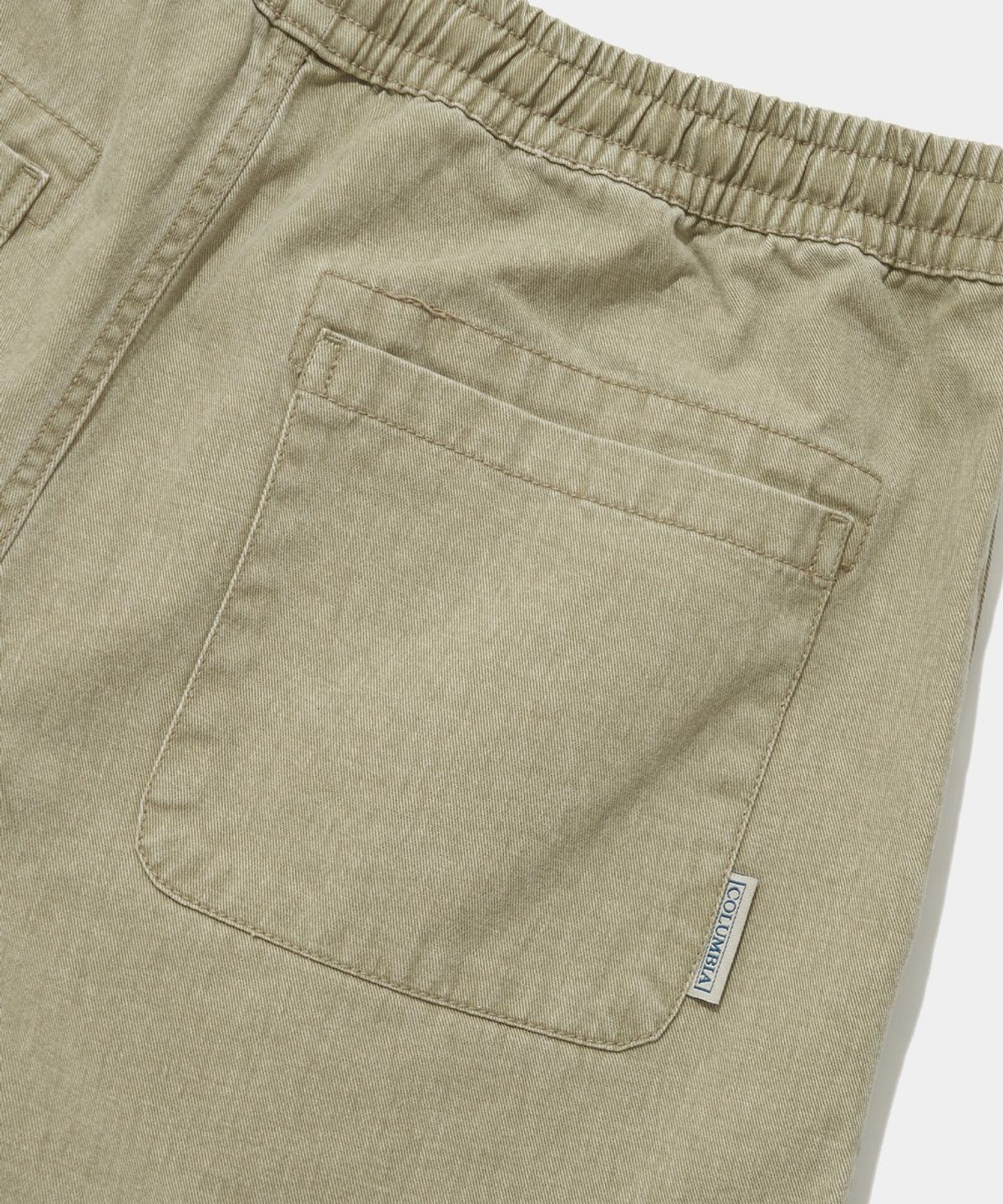 컬럼비아 유니버시티(COLUMBIA UNIVERSITY) TAIL LOGO PINTUCK WASHED TWILL SHORTS PANTS_BEIGE