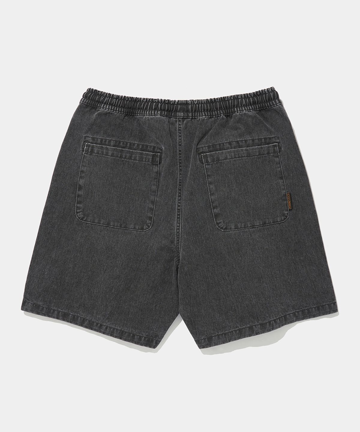 컬럼비아 유니버시티(COLUMBIA UNIVERSITY) TAIL LOGO PINTUCK WASHED TWILL SHORTS PANTS_CHARCOAL