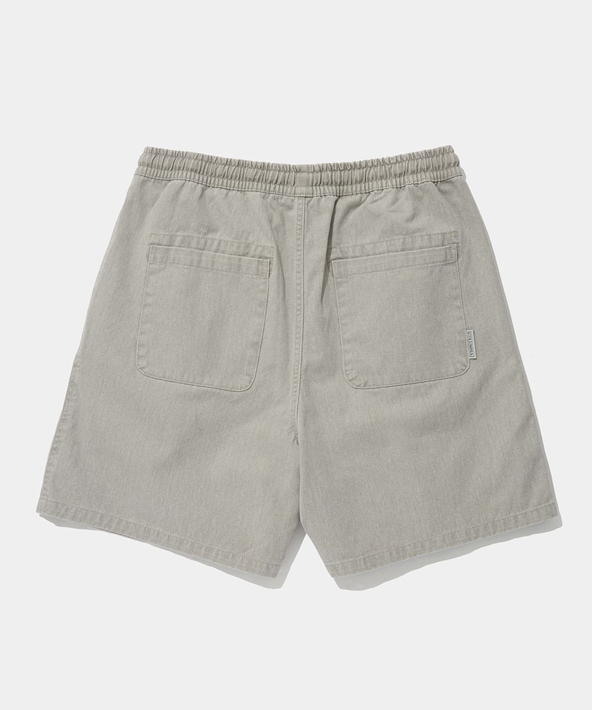컬럼비아 유니버시티(COLUMBIA UNIVERSITY) TAIL LOGO PINTUCK WASHED TWILL SHORTS PANTS_GRAY