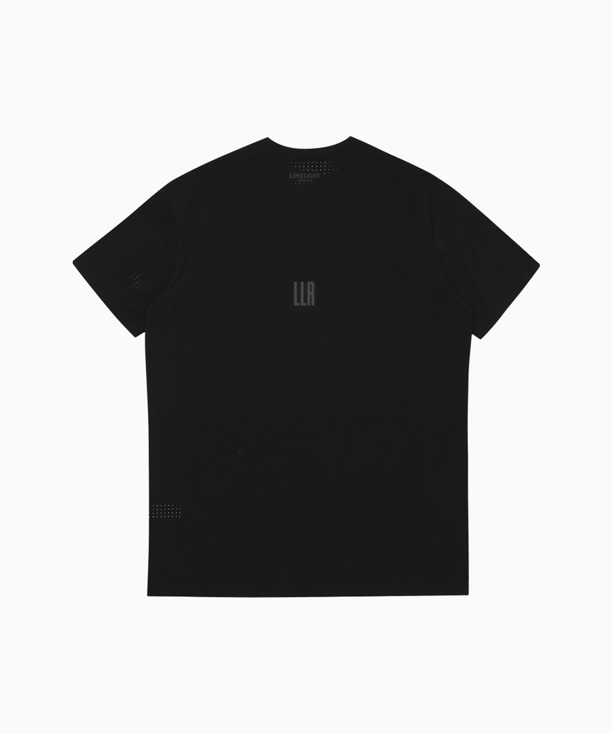 라임라잇 어패럴(LIMELIGHT APPAREL) LLR 로고 러닝 티셔츠 (블랙/그레이)