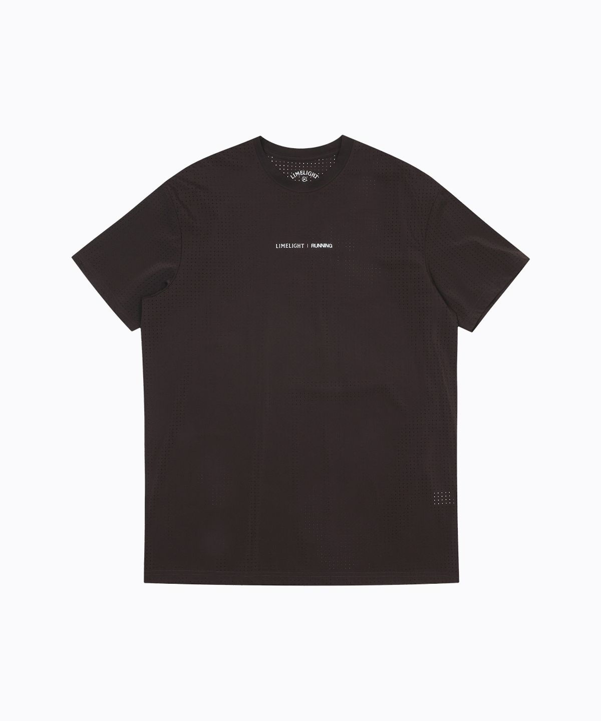 라임라잇 어패럴(LIMELIGHT APPAREL) LLR 로고 러닝 티셔츠 (브라운/화이트)