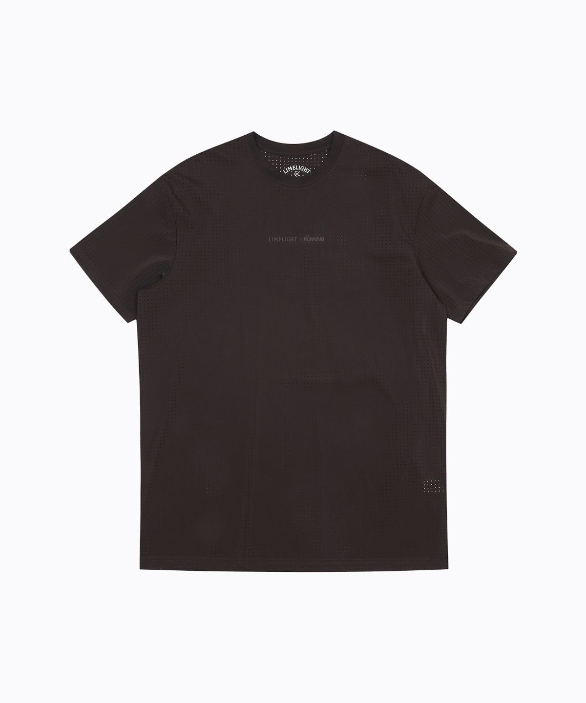 라임라잇 어패럴(LIMELIGHT APPAREL) LLR 로고 러닝 티셔츠 (브라운/브라운)