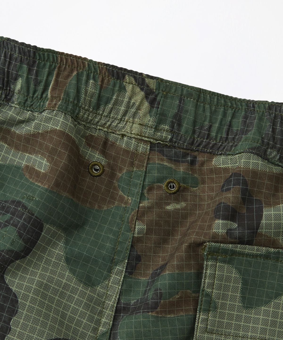 아웃스탠딩(OUTSTANDING) M-51 CAMO SWIM SHORTS_OLIVE