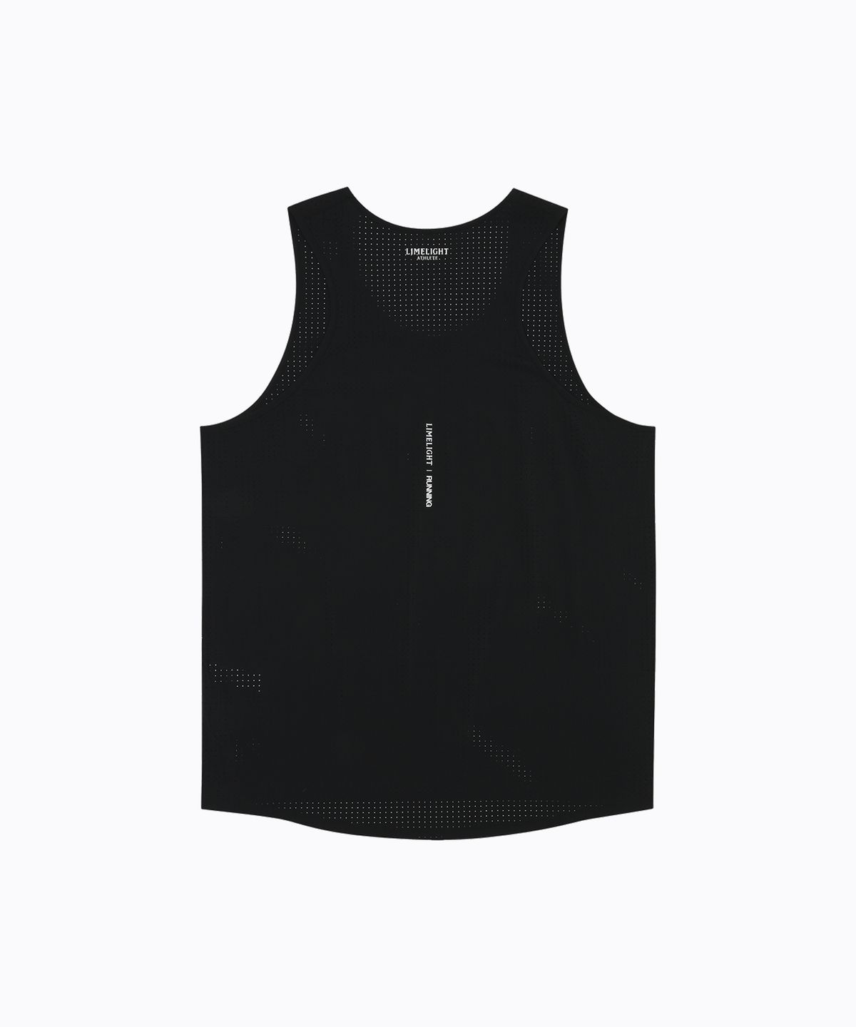 라임라잇 어패럴(LIMELIGHT APPAREL) LLR 아치 로고 러닝 슬리브리스 (블랙/화이트)