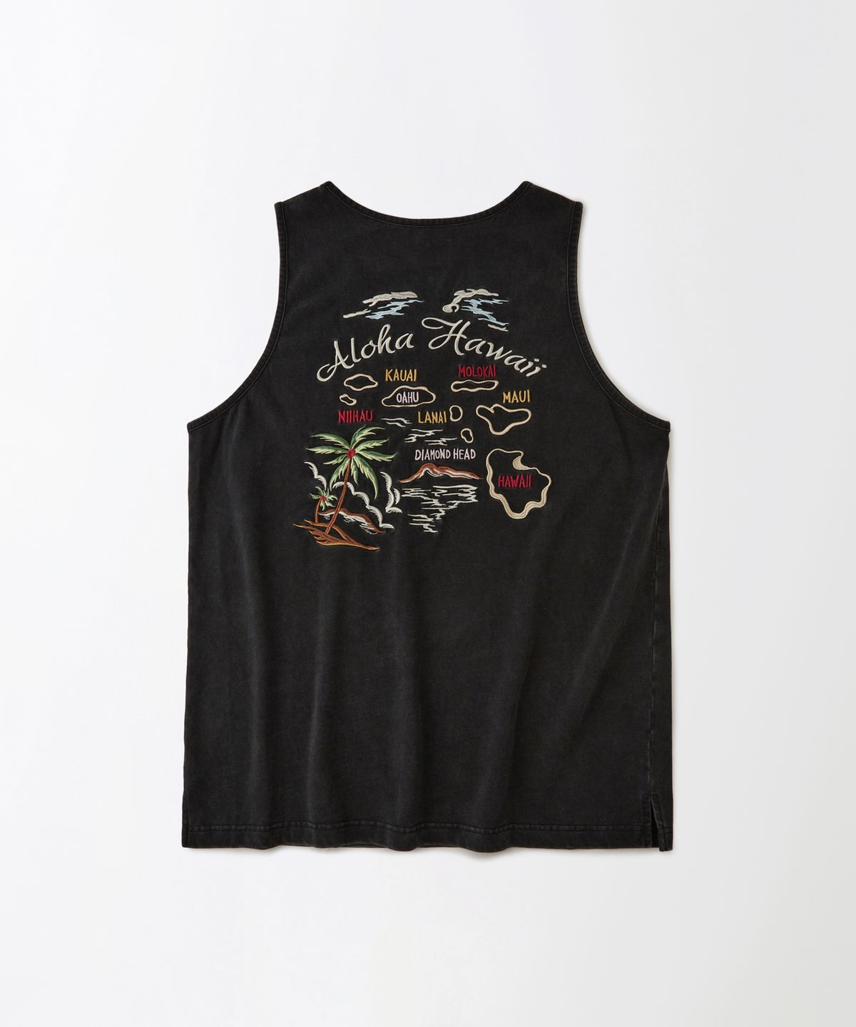 아웃스탠딩(OUTSTANDING) MIL SERIES SLEEVELESS(ALOHA)_VINTAGE CHARCOAL