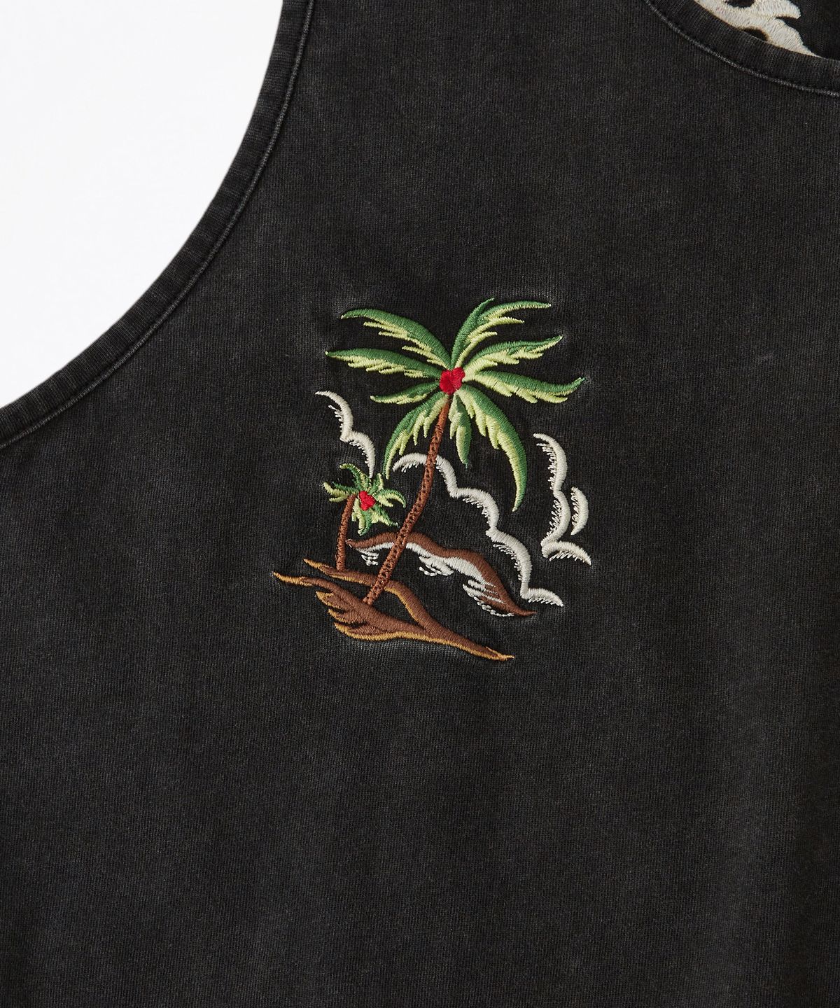 아웃스탠딩(OUTSTANDING) MIL SERIES SLEEVELESS(ALOHA)_VINTAGE CHARCOAL