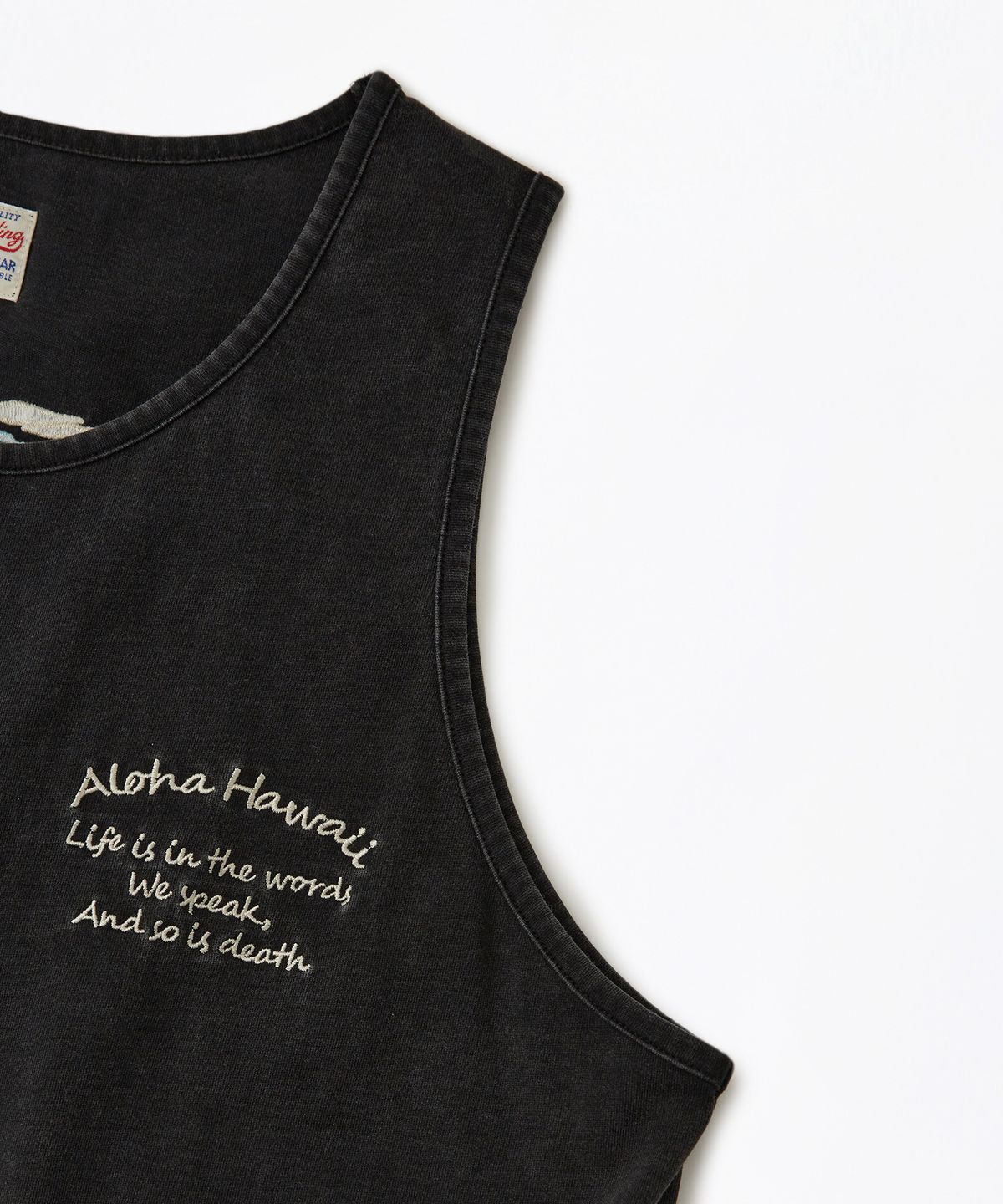 아웃스탠딩(OUTSTANDING) MIL SERIES SLEEVELESS(ALOHA)_VINTAGE CHARCOAL