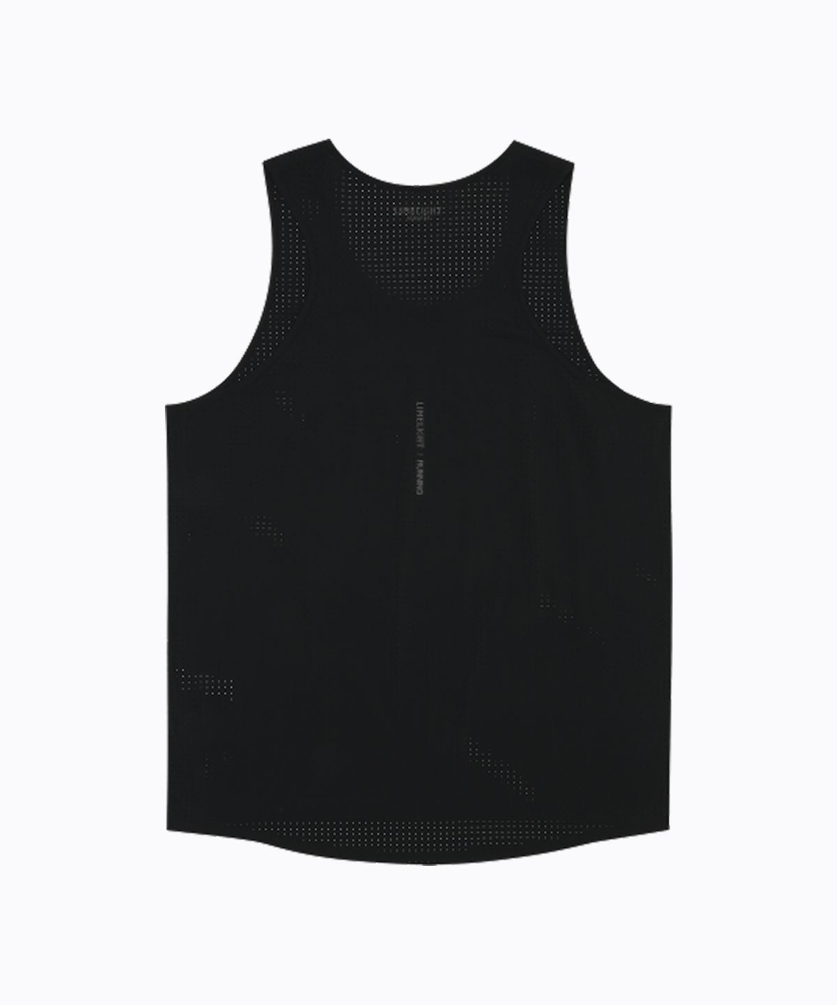 라임라잇 어패럴(LIMELIGHT APPAREL) LLR 아치 로고 러닝 슬리브리스 (블랙/그레이)
