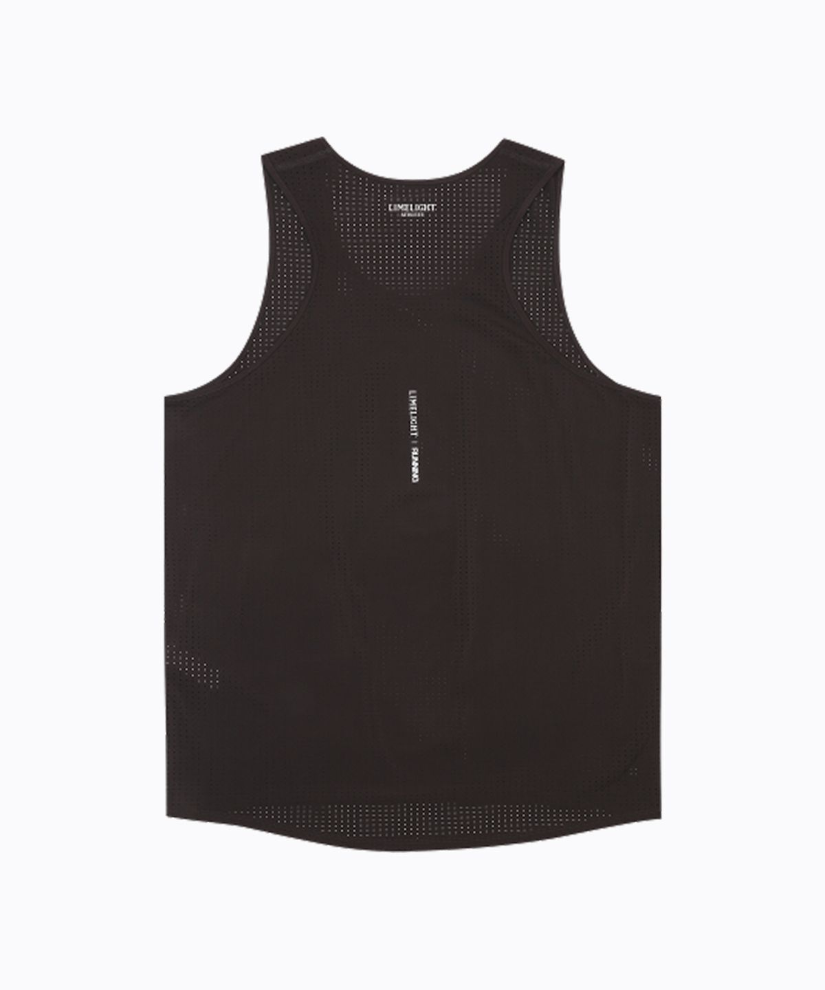 라임라잇 어패럴(LIMELIGHT APPAREL) LLR 아치 로고 러닝 슬리브리스 (브라운/화이트)