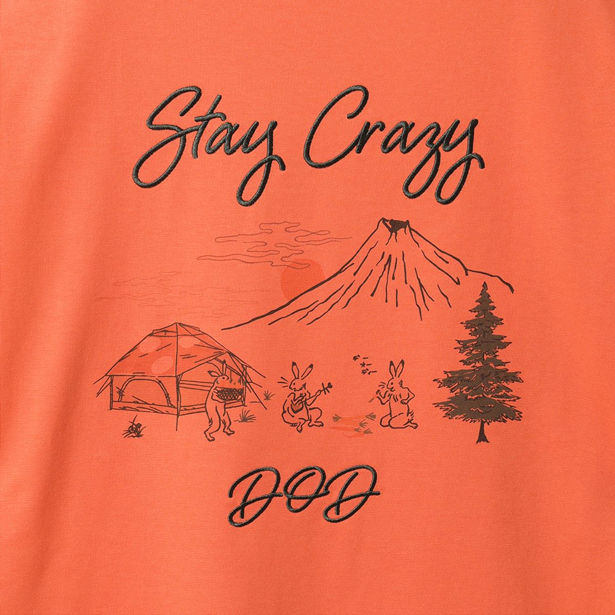디오디(DOD) 토락원 키노코 반팔 티셔츠(ORANGE)