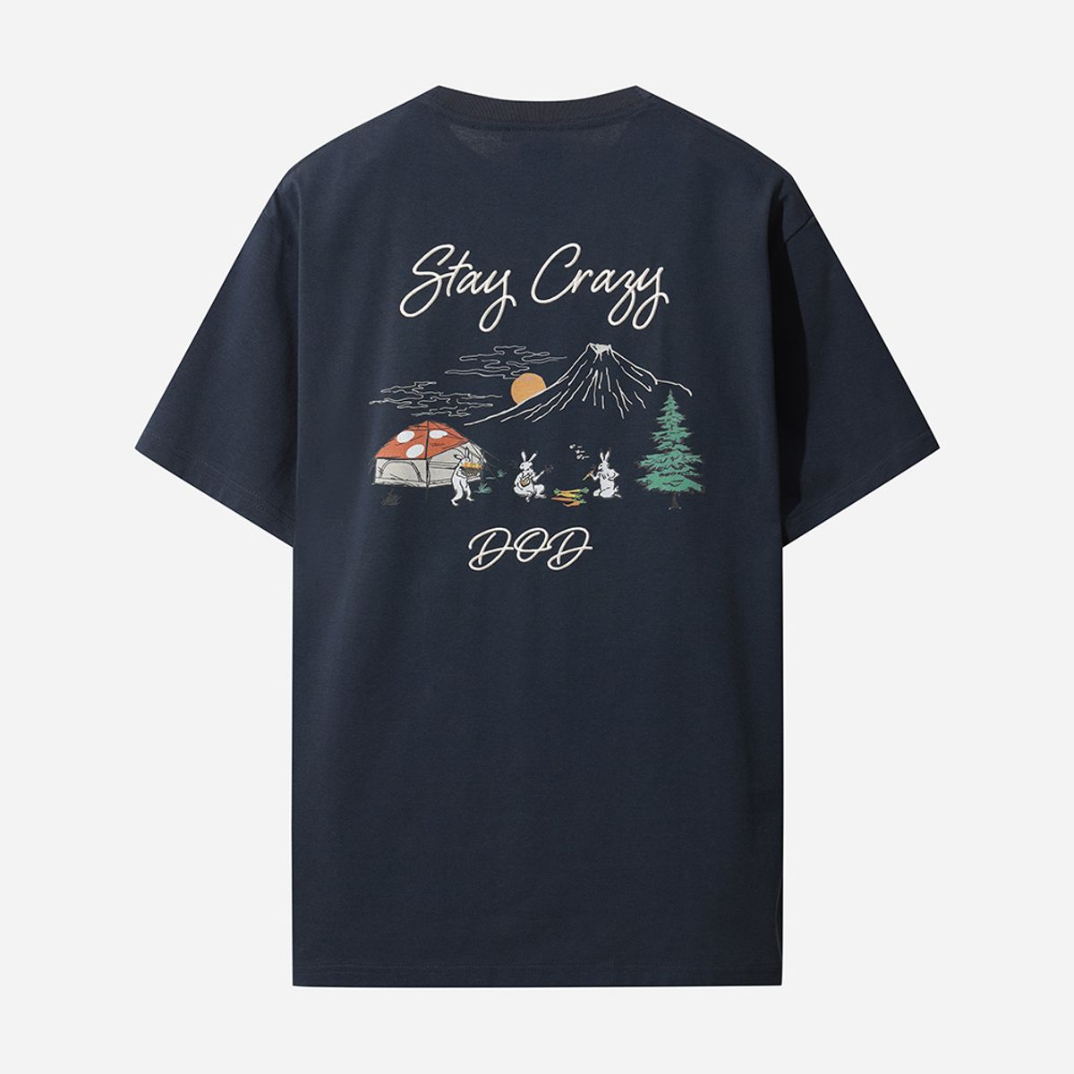 디오디(DOD) 토락원 키노코 반팔 티셔츠(NAVY)