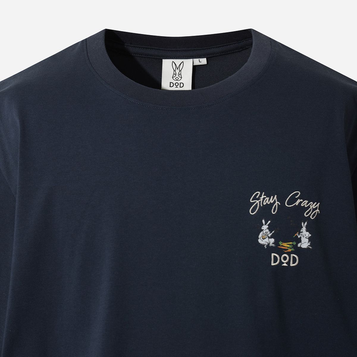 디오디(DOD) 토락원 키노코 반팔 티셔츠(NAVY)