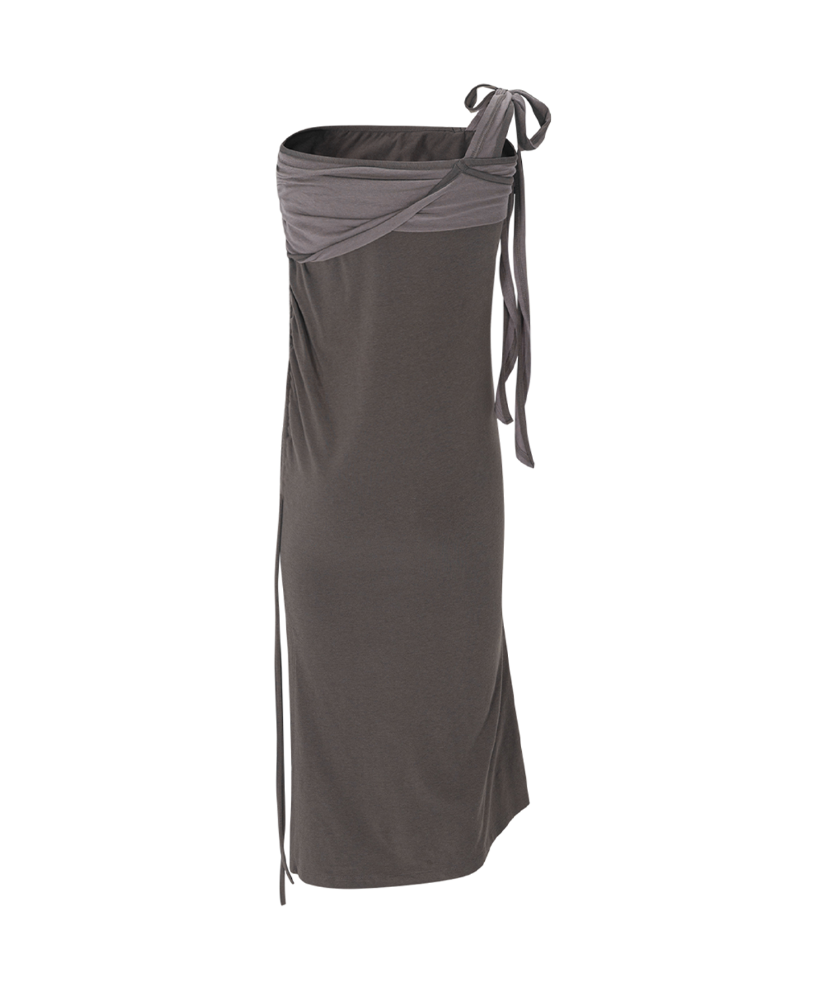 플리즈노팔로우(PLEASENOFOLLOW) Ina Shirring Long Skirt (Khaki)
