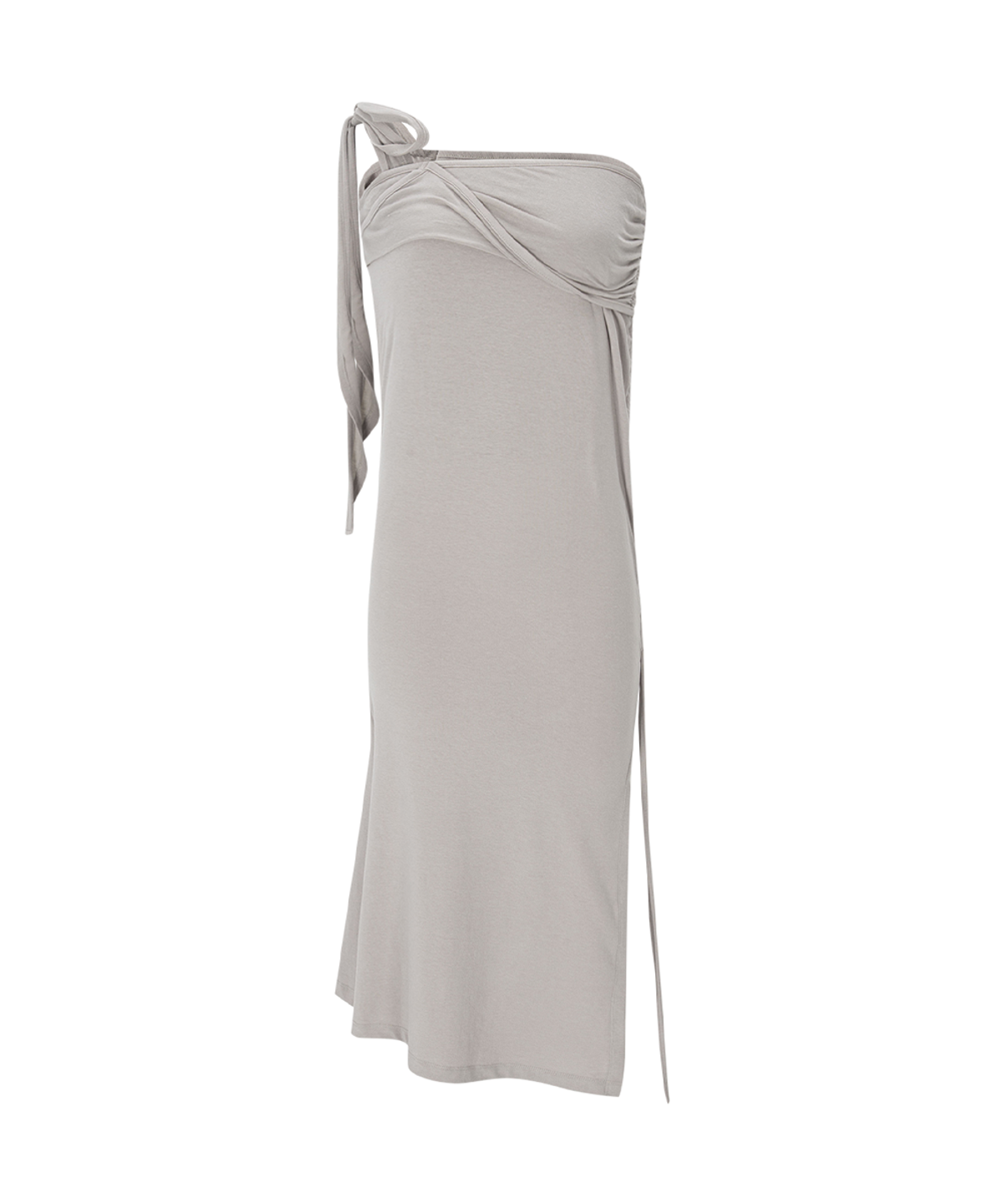 플리즈노팔로우(PLEASENOFOLLOW) Ina Shirring Long Skirt (Ash Beige)