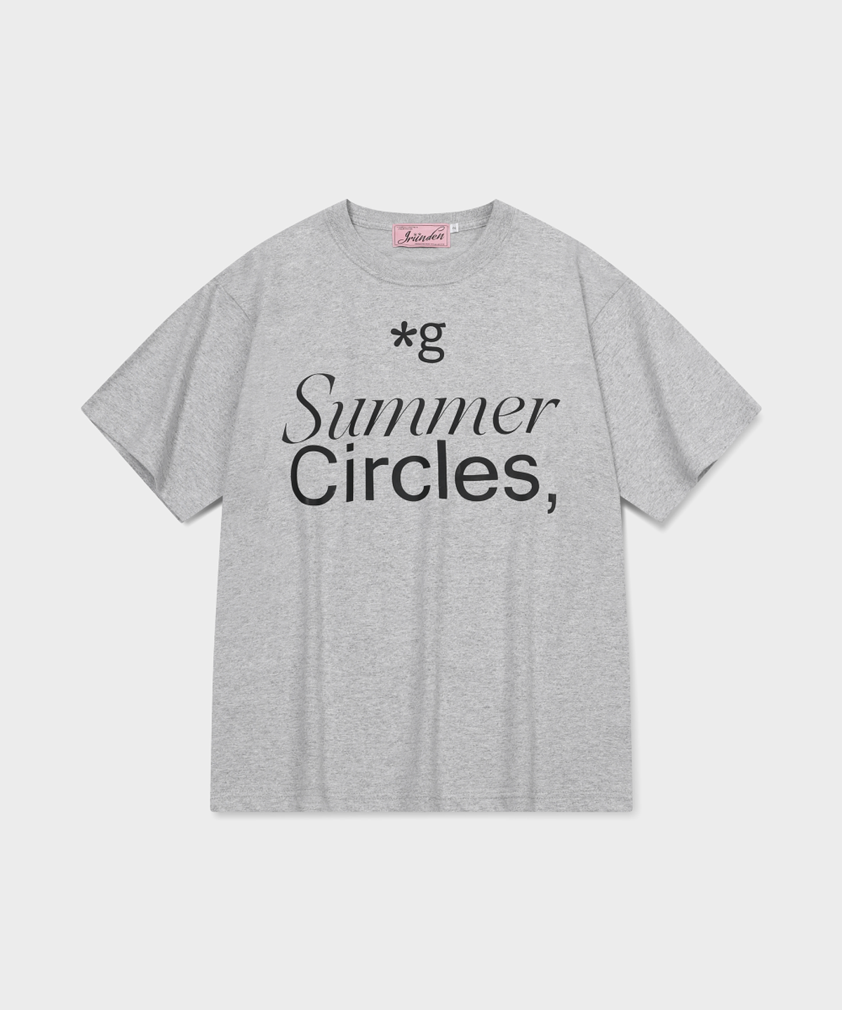 글런든(GRUNDEN) Summer Circles T-SHIRT (MELANGE GREY)