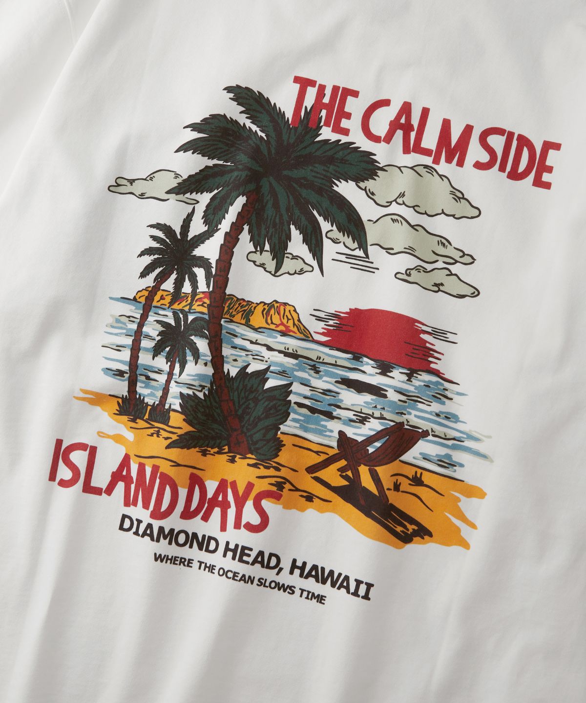 아웃스탠딩(OUTSTANDING) V.S.C TEE(THE CALM SIDE)_OFF WHITE