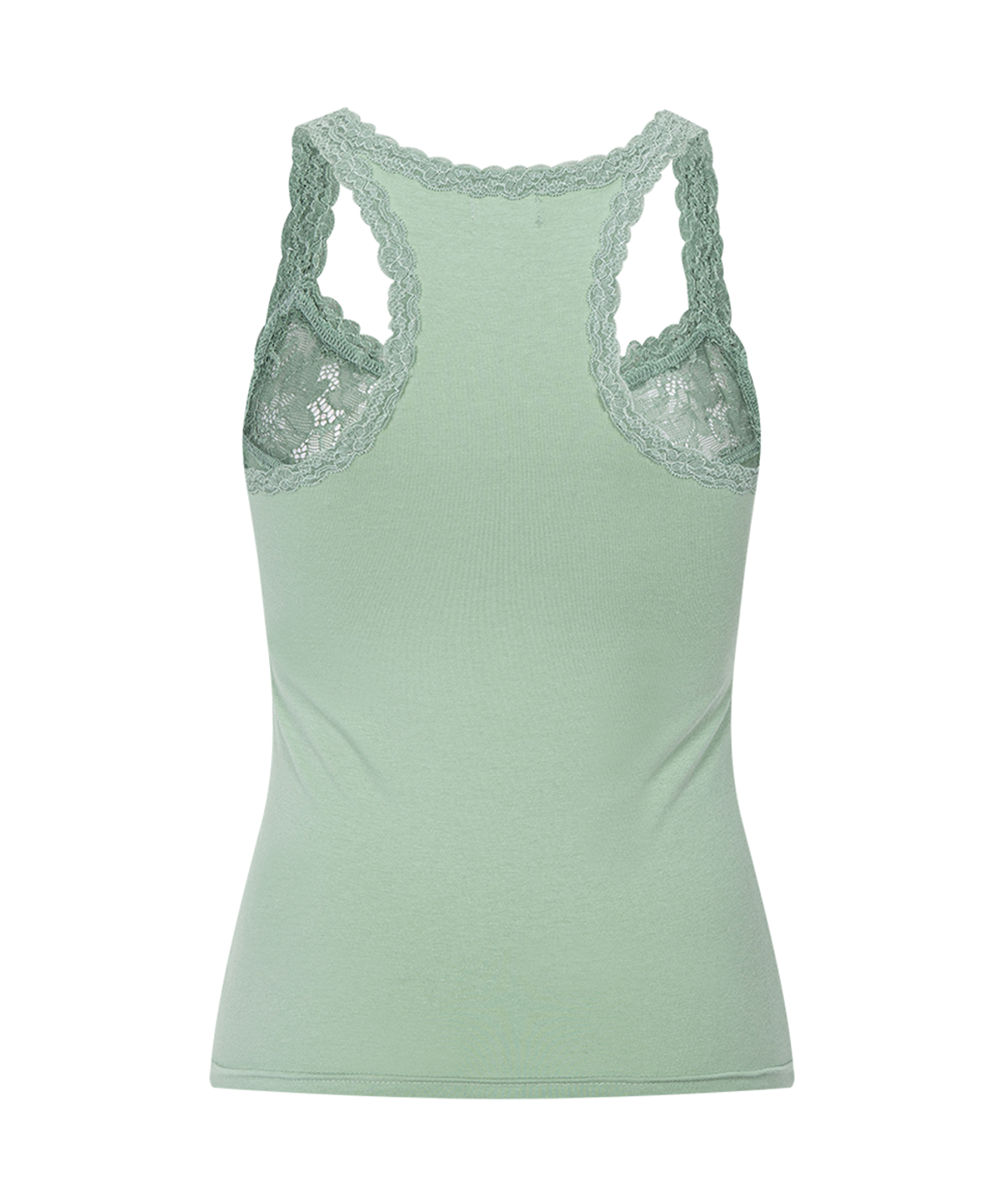 플리즈노팔로우(PLEASENOFOLLOW) Zuri Lace Sleeveless Top (Green)