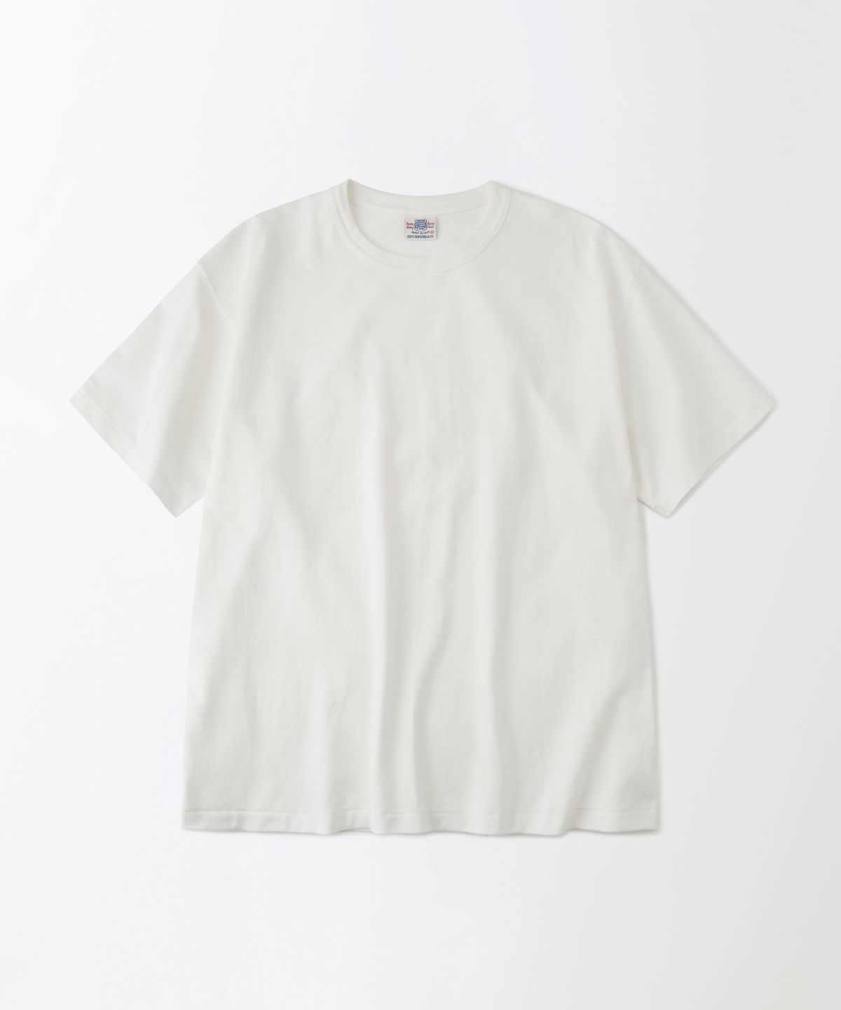아웃스탠딩(OUTSTANDING) JAPANESE TENJIKU JERSEY TUBULAR TEE_OFF WHITE