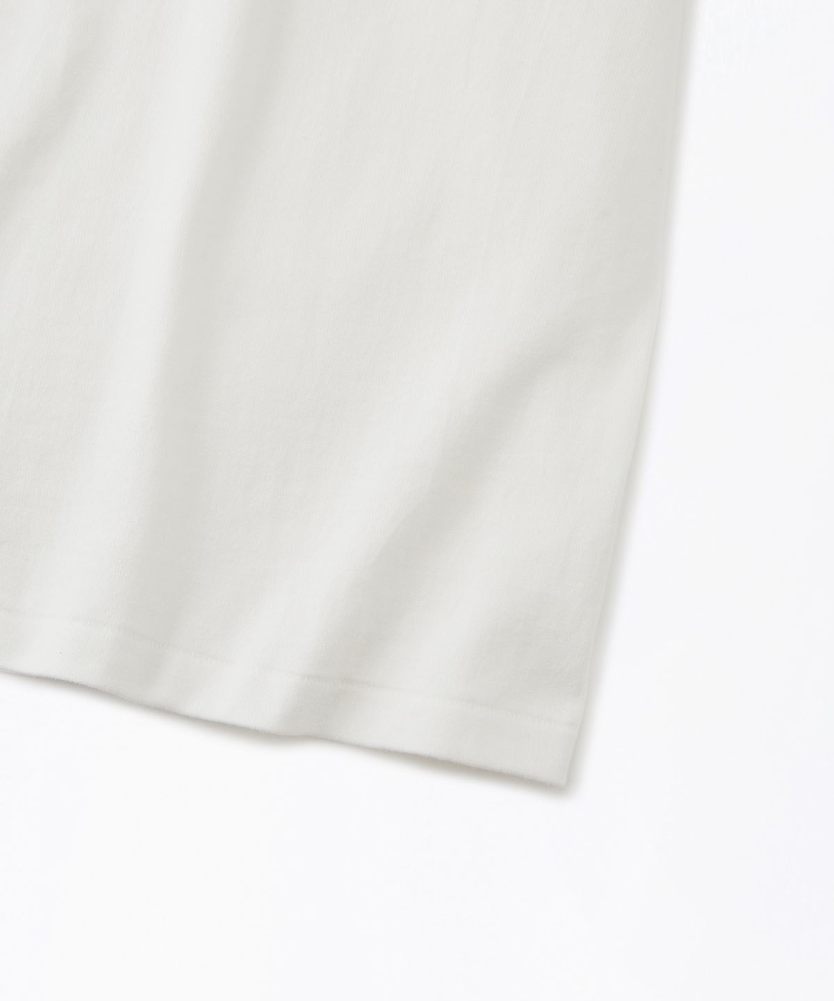 아웃스탠딩(OUTSTANDING) JAPANESE TENJIKU JERSEY TUBULAR TEE_OFF WHITE