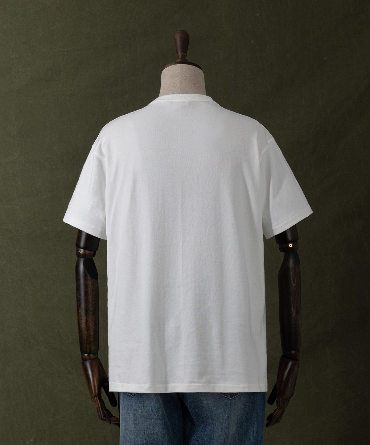 아웃스탠딩(OUTSTANDING) JAPANESE TENJIKU JERSEY TUBULAR TEE_OFF WHITE