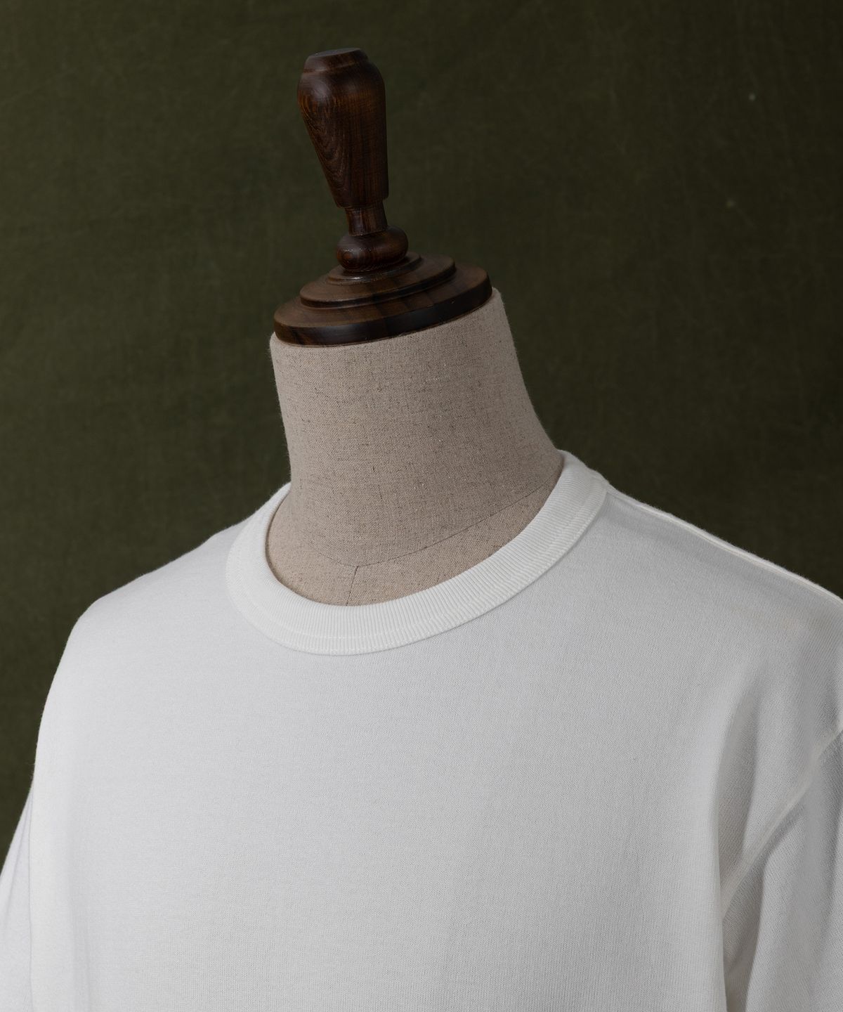 아웃스탠딩(OUTSTANDING) JAPANESE TENJIKU JERSEY TUBULAR TEE_OFF WHITE