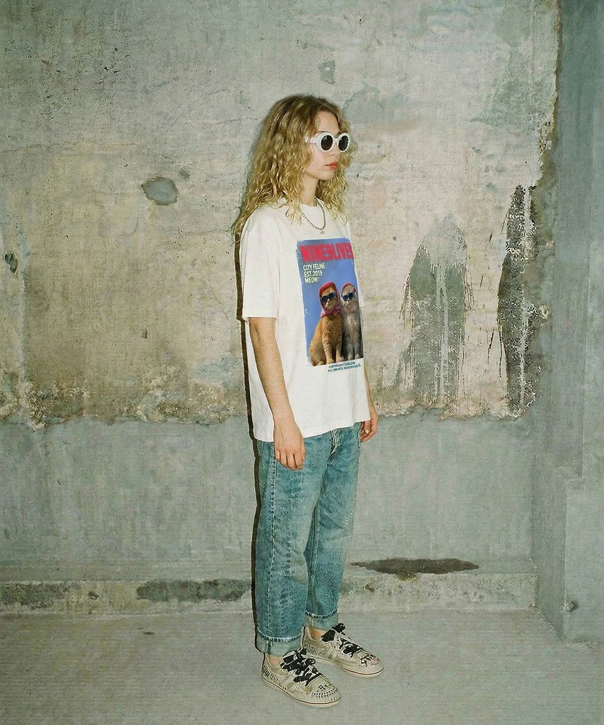 블로우(BLOW) PIGMENT_NINE9LIVES T-SHIRT