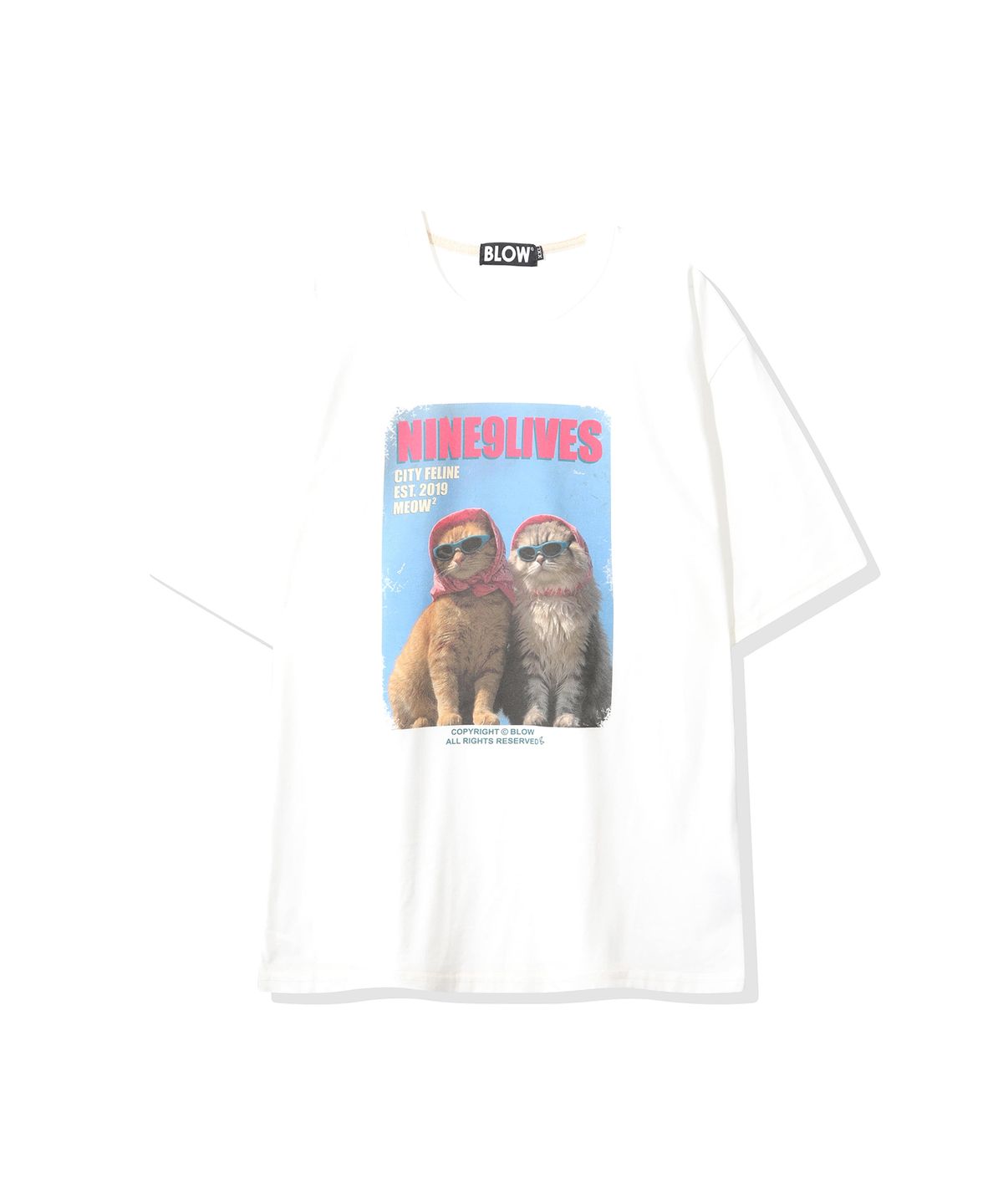 블로우(BLOW) PIGMENT_NINE9LIVES T-SHIRT
