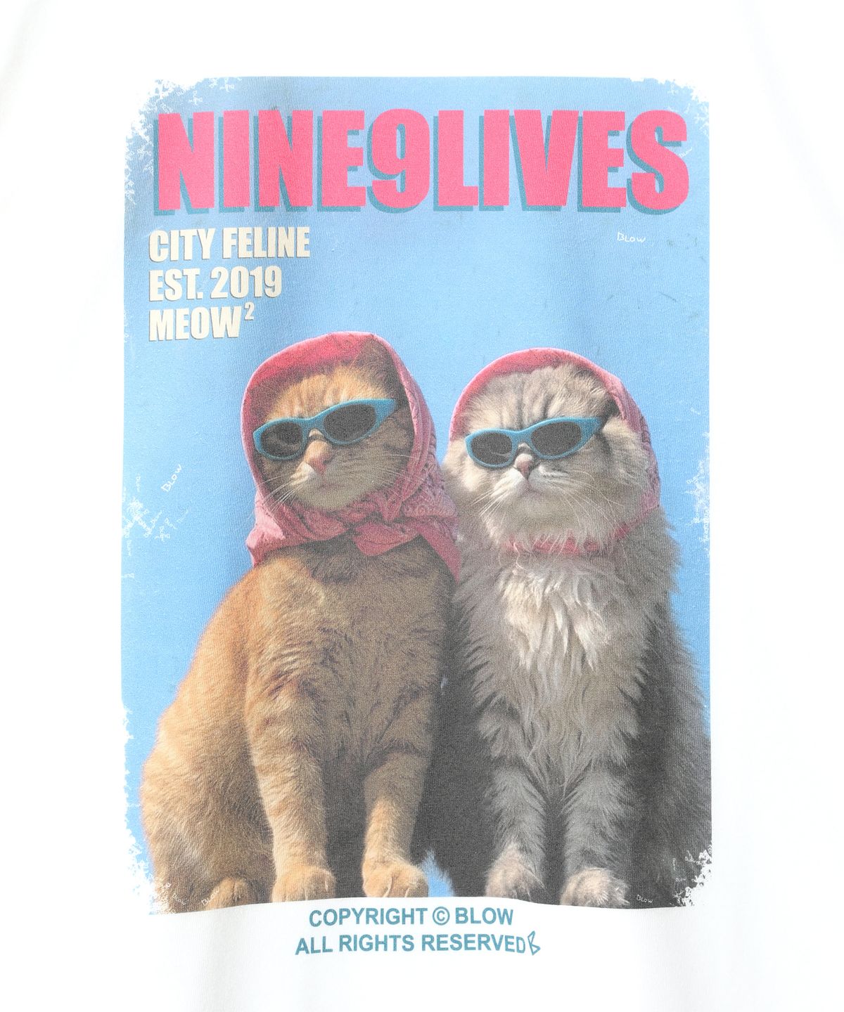 블로우(BLOW) PIGMENT_NINE9LIVES T-SHIRT
