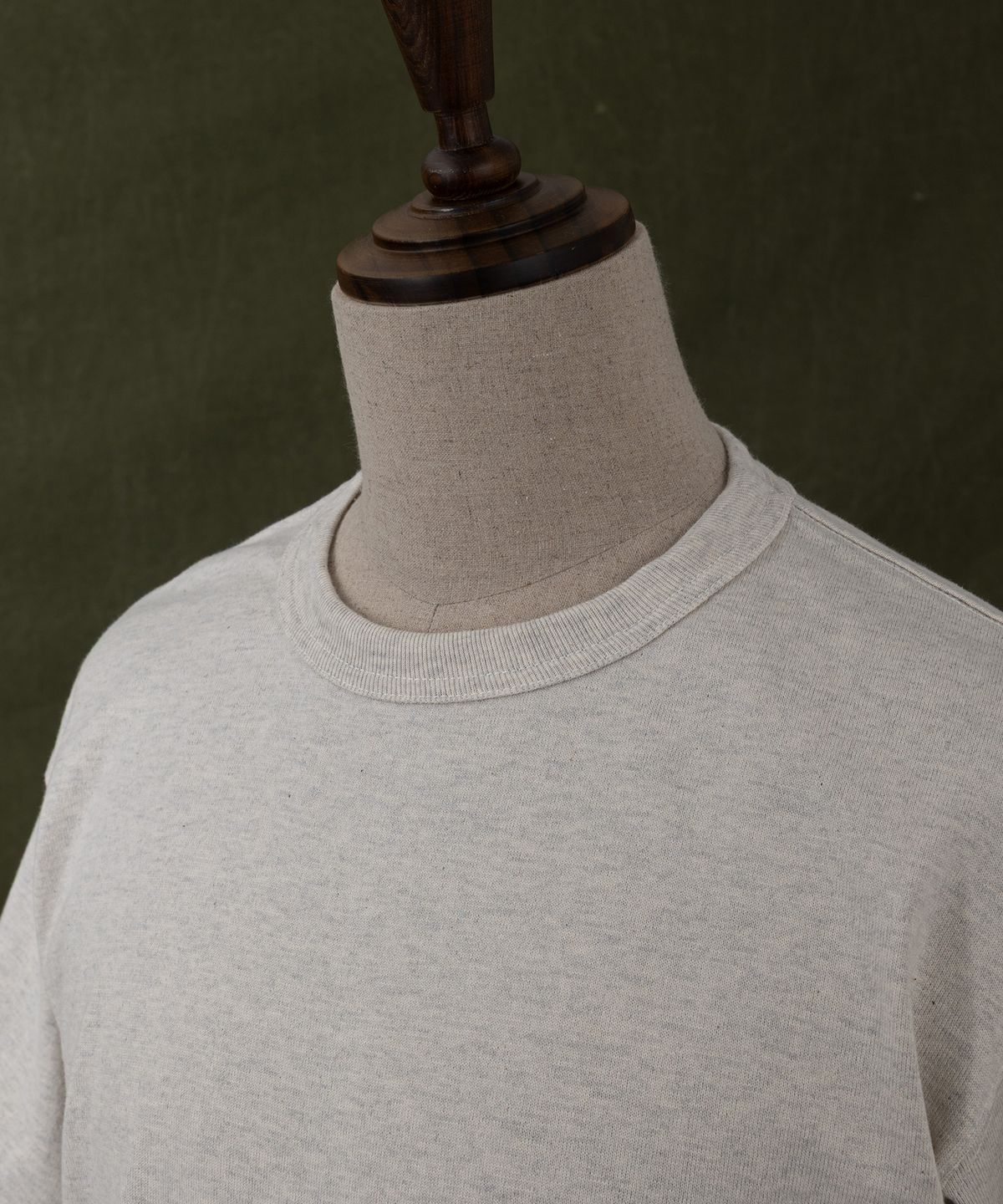 아웃스탠딩(OUTSTANDING) JAPANESE TENJIKU JERSEY TUBULAR TEE_1%OATMEAL
