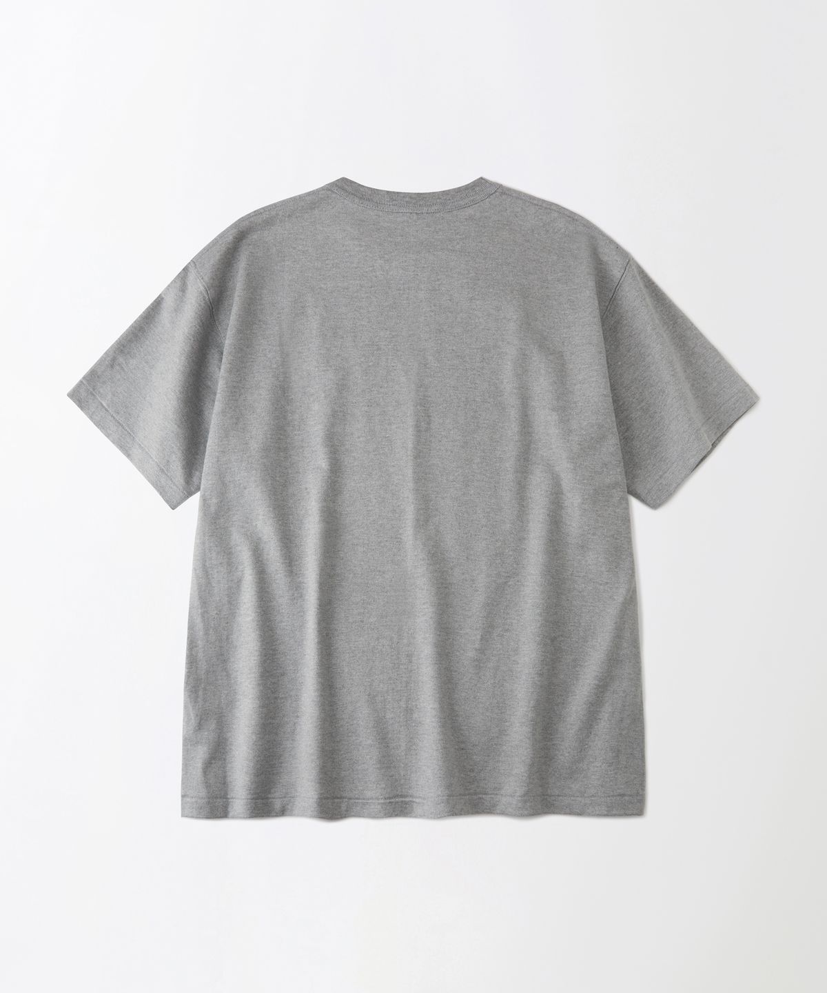 아웃스탠딩(OUTSTANDING) JAPANESE TENJIKU JERSEY TUBULAR TEE_MELANGE GRAY