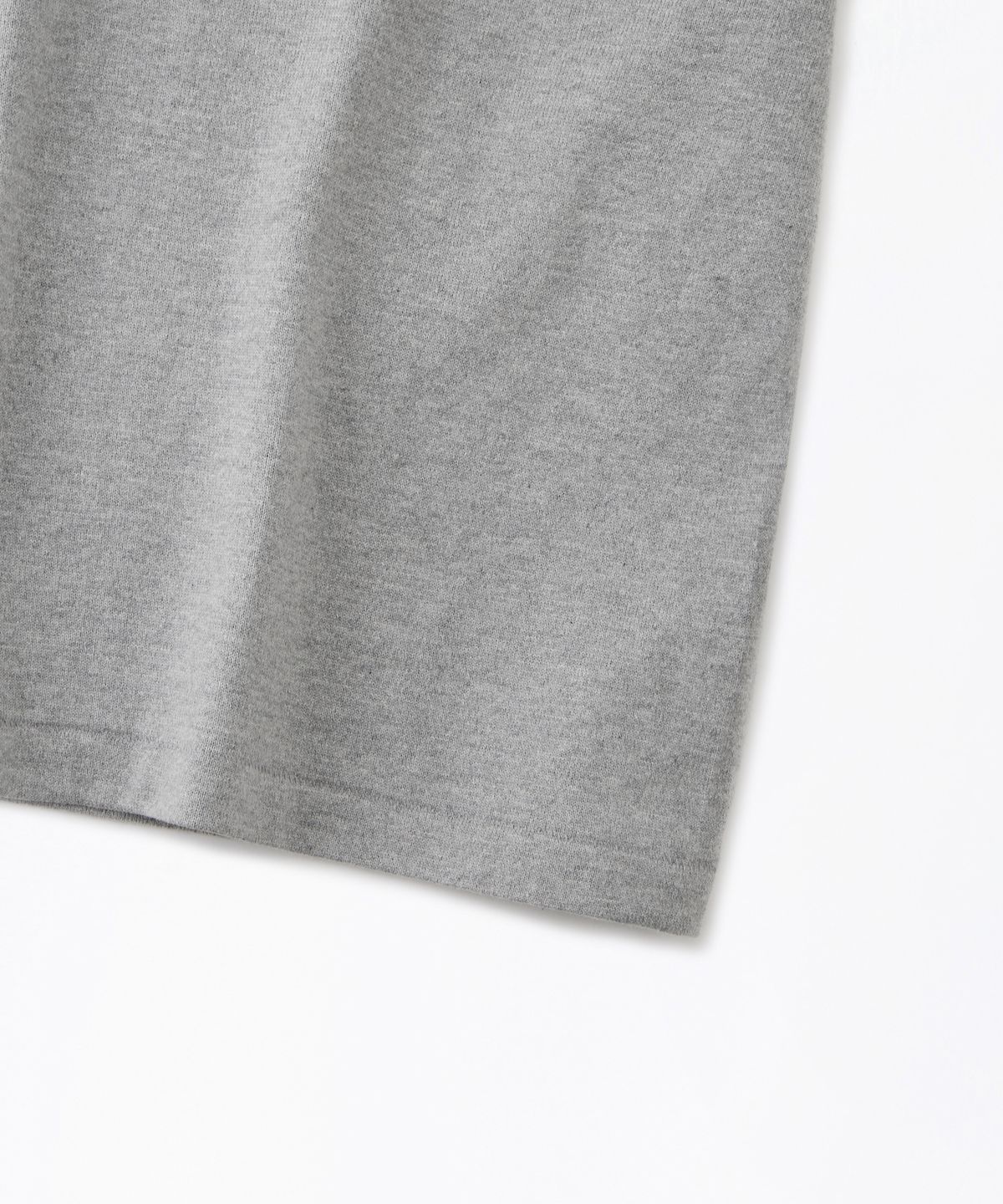 아웃스탠딩(OUTSTANDING) JAPANESE TENJIKU JERSEY TUBULAR TEE_MELANGE GRAY