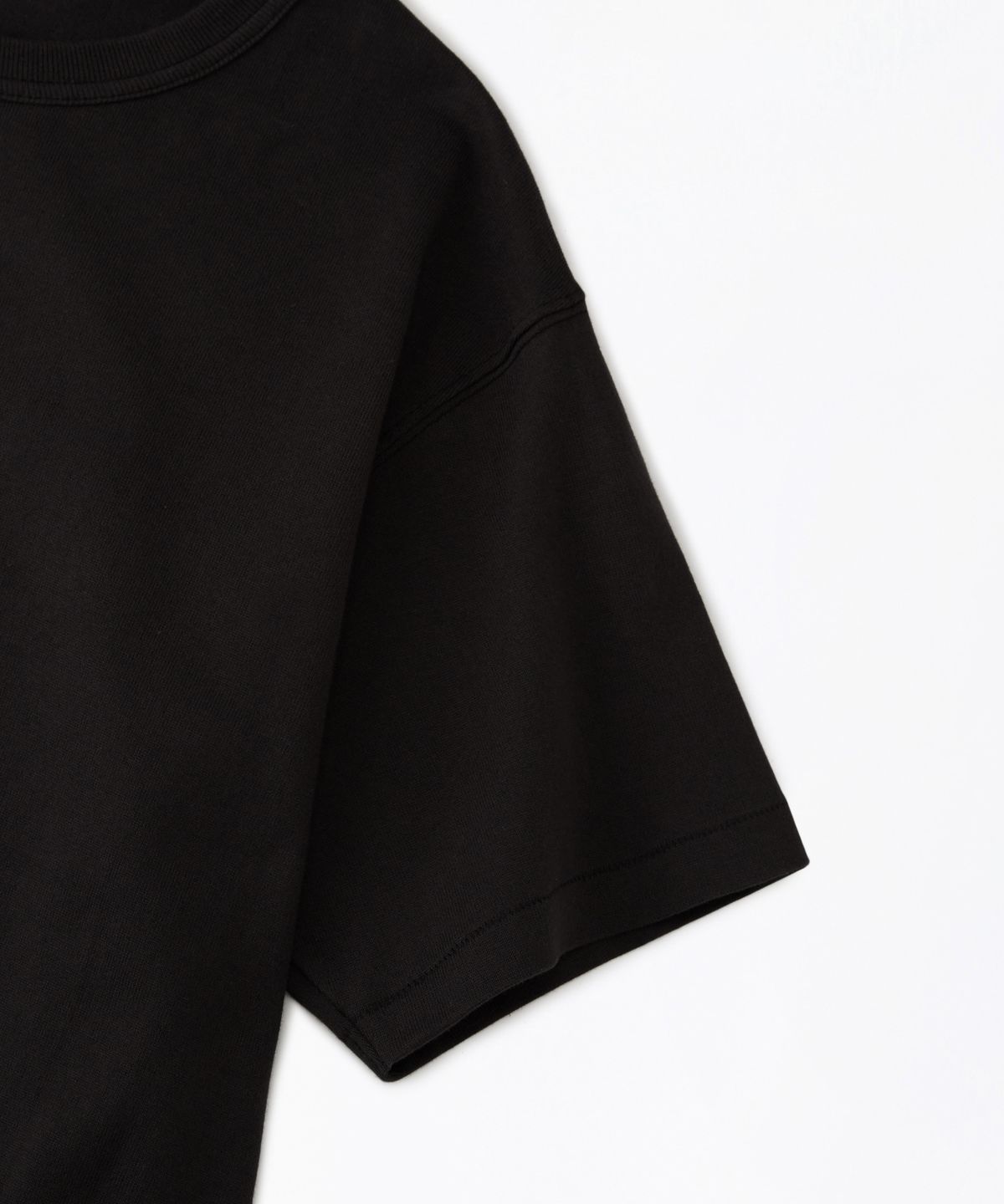 아웃스탠딩(OUTSTANDING) JAPANESE TENJIKU JERSEY TUBULAR TEE_ASH BLACK