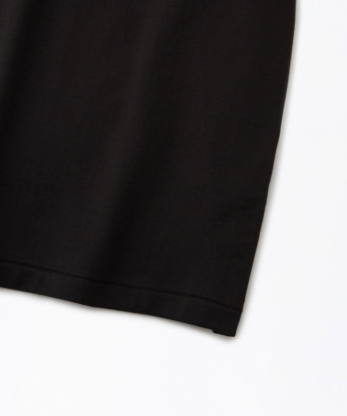 아웃스탠딩(OUTSTANDING) JAPANESE TENJIKU JERSEY TUBULAR TEE_ASH BLACK