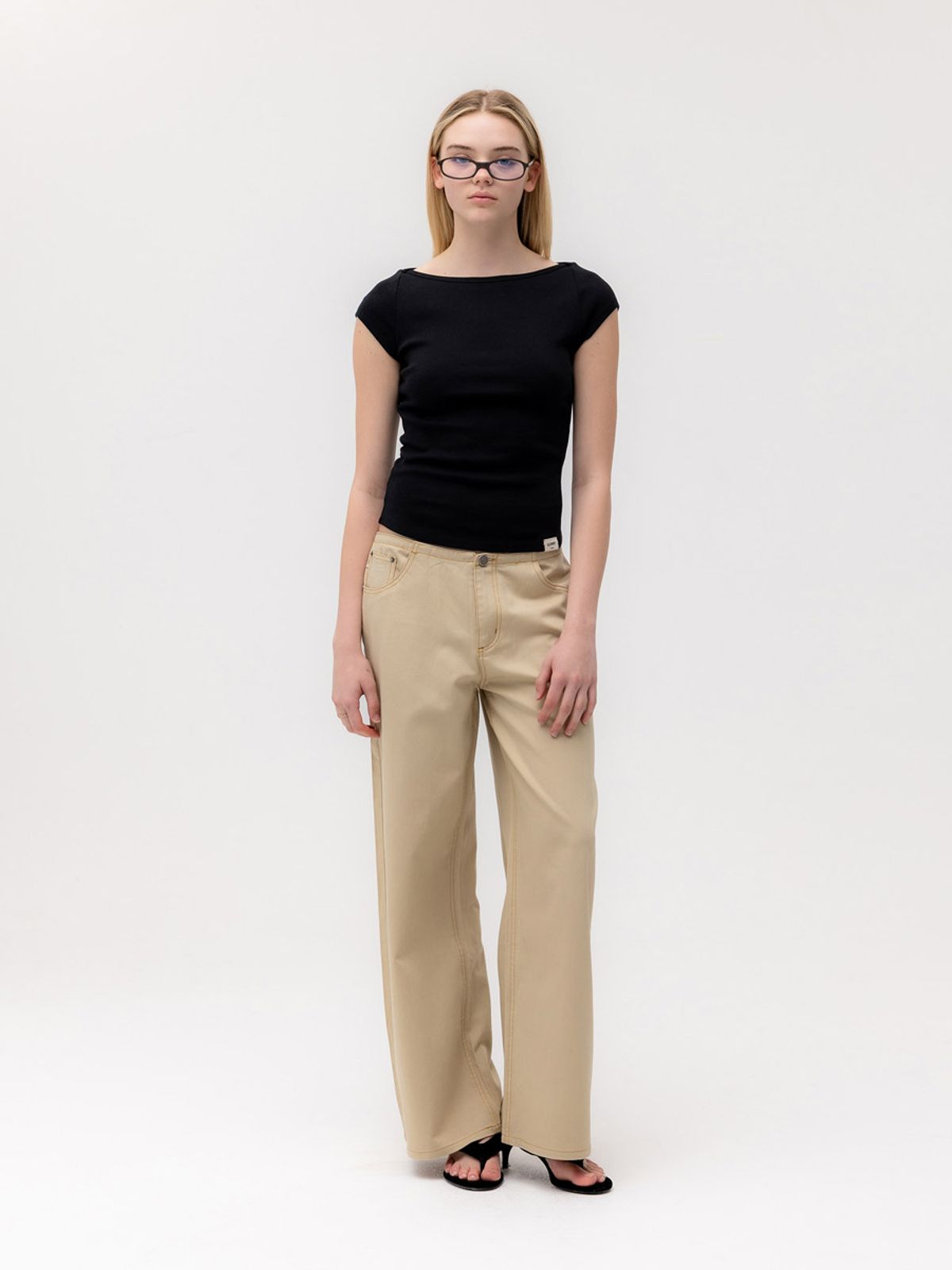 글로니(GLOWNY) THE SAVANNA JEANS (BEIGE)