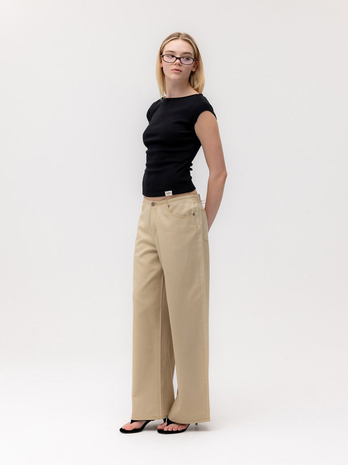 글로니(GLOWNY) THE SAVANNA JEANS (BEIGE)