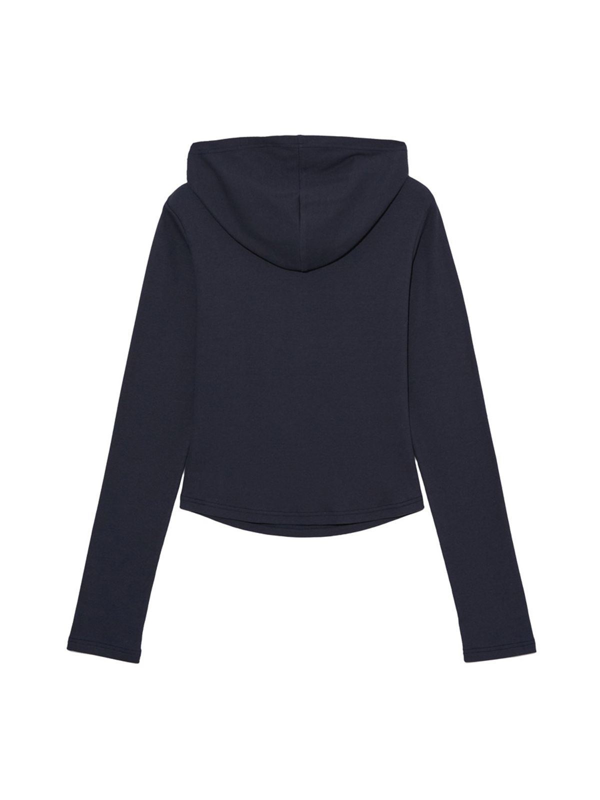 글로니(GLOWNY) G FINE BUTTON HOODIE (NAVY)