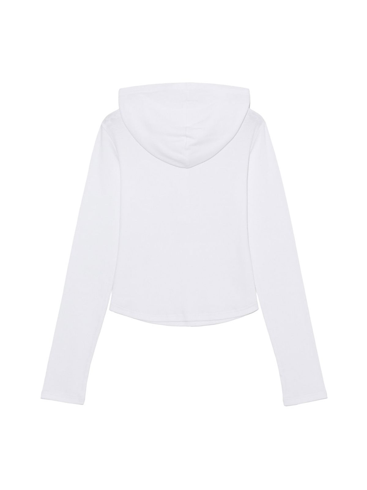 글로니(GLOWNY) G FINE BUTTON HOODIE (WHITE)