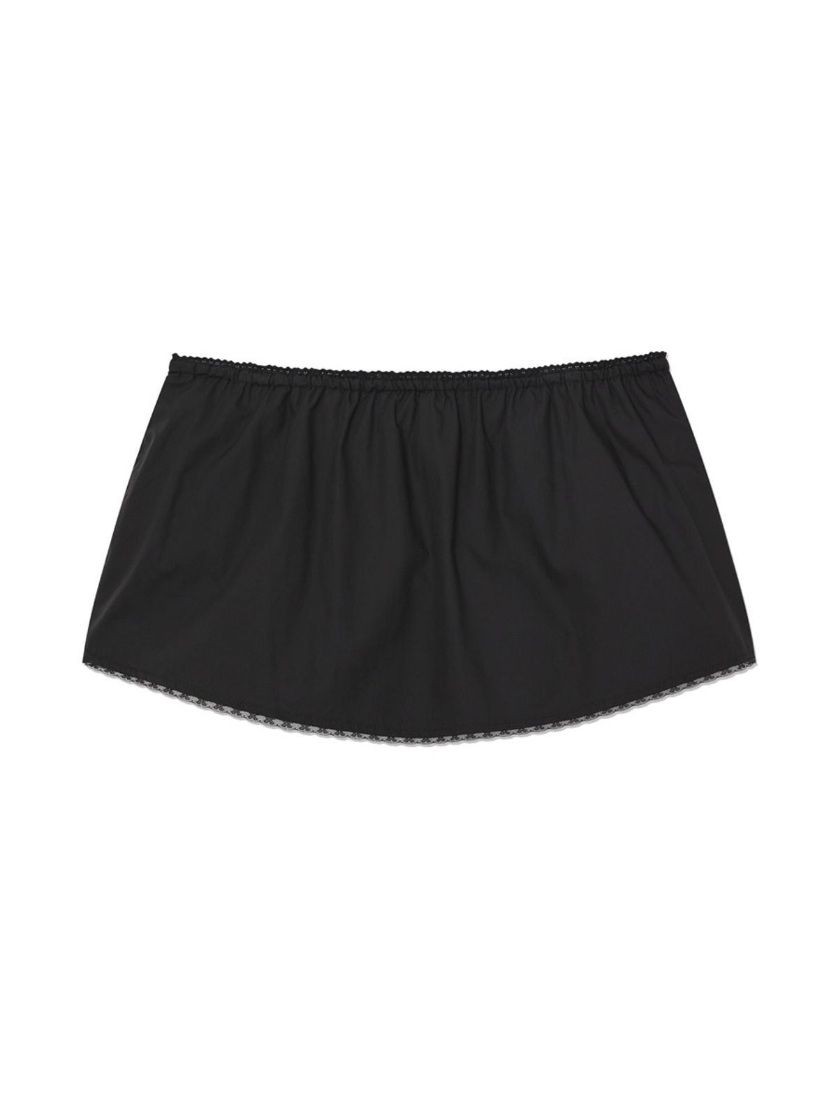 글로니(GLOWNY) G CLASSIC LACE-UP MINI SKIRT (BLACK)