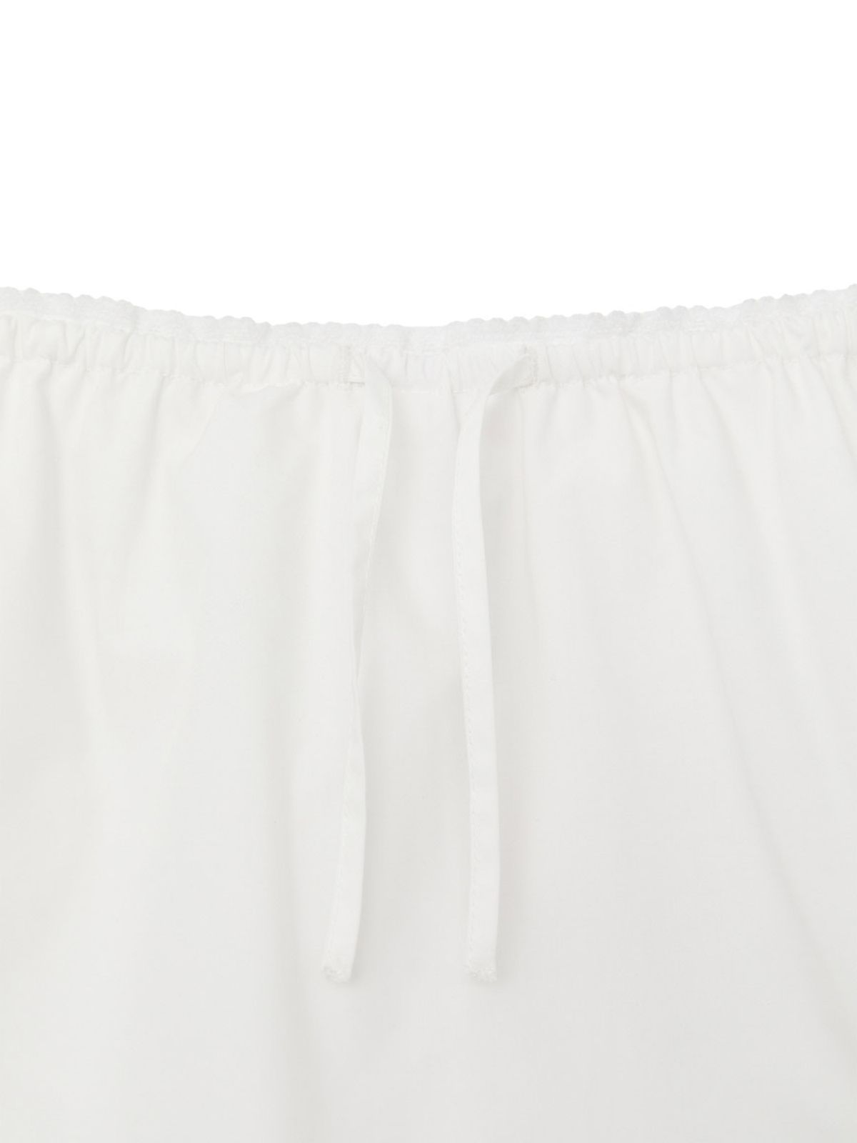 글로니(GLOWNY) G CLASSIC LACE-UP MINI SKIRT (WHITE)