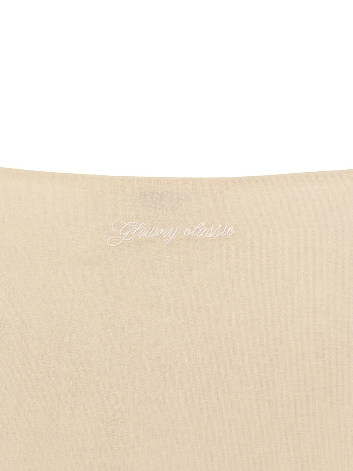 글로니(GLOWNY) G RUFFLED BUTTON BLOUSE (BEIGE)